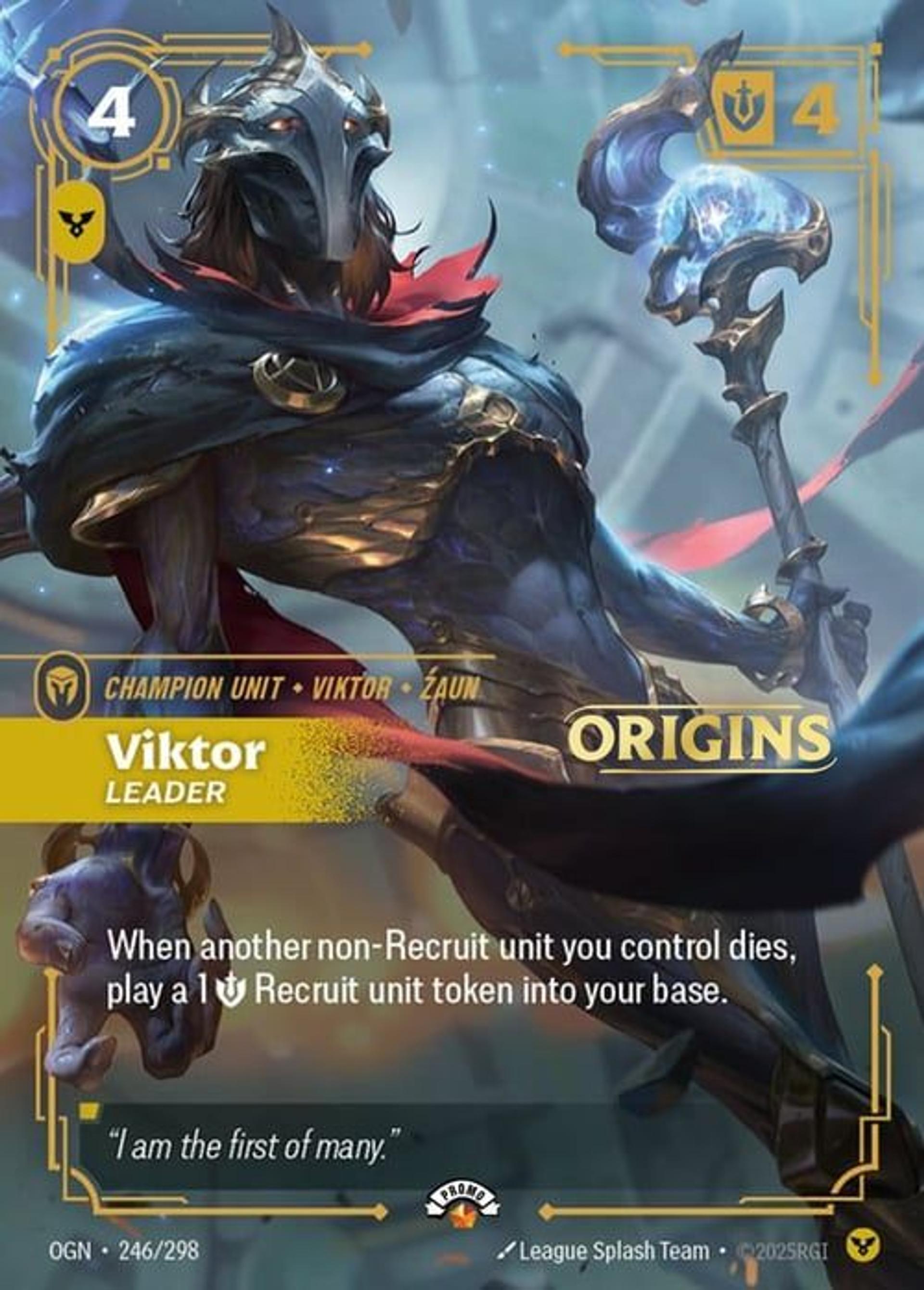 Viktor - Leader — Origins - Promo Cards — Riftbound