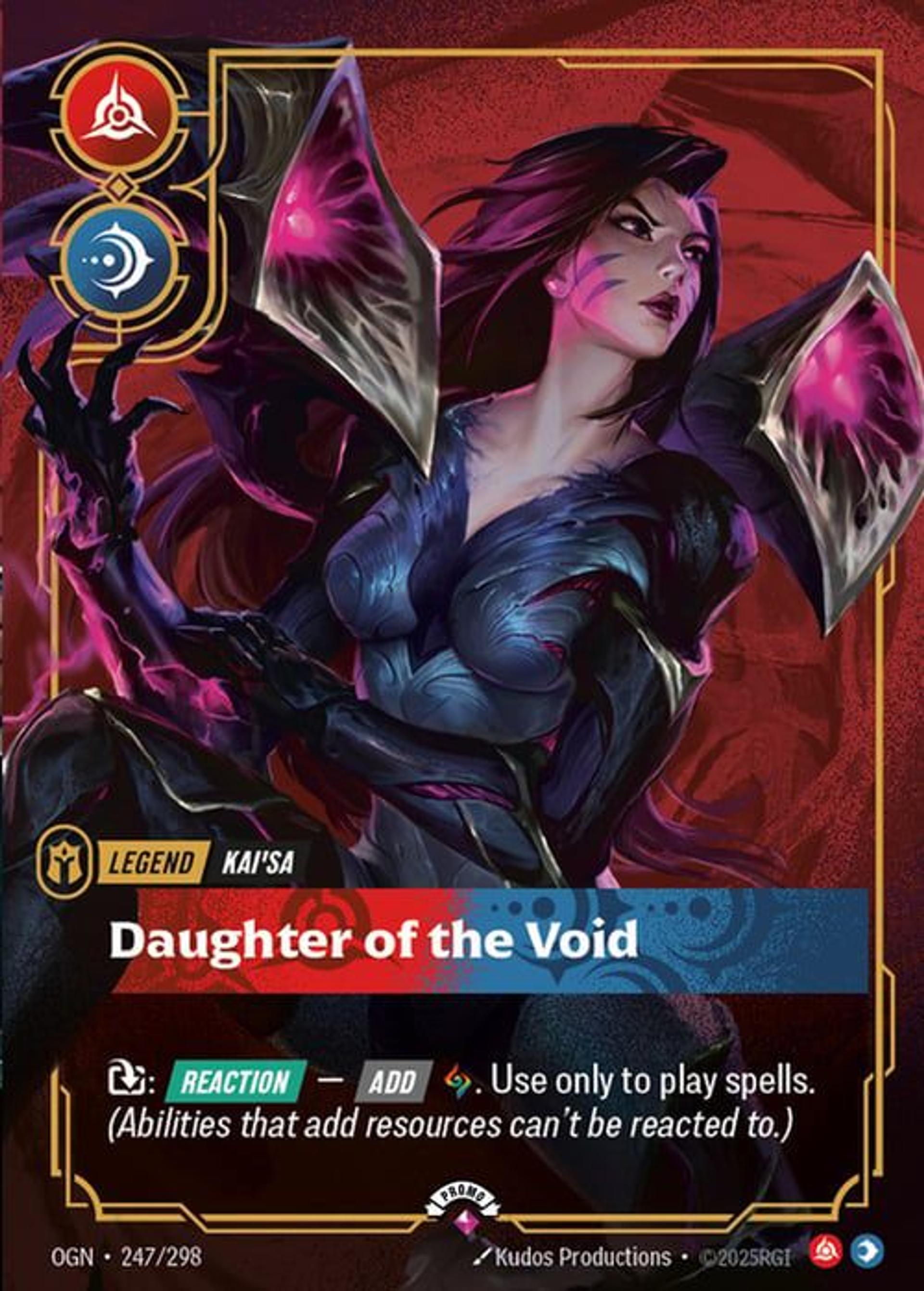 Kai'Sa - Daughter of the Void — Origins - Promo Cards — Riftbound