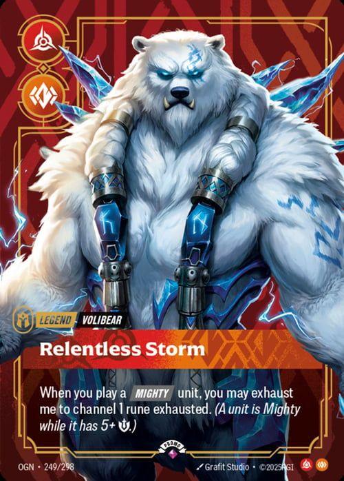 Volibear - Relentless Storm — Origins - Promo Cards — Riftbound: League of Legends TCG