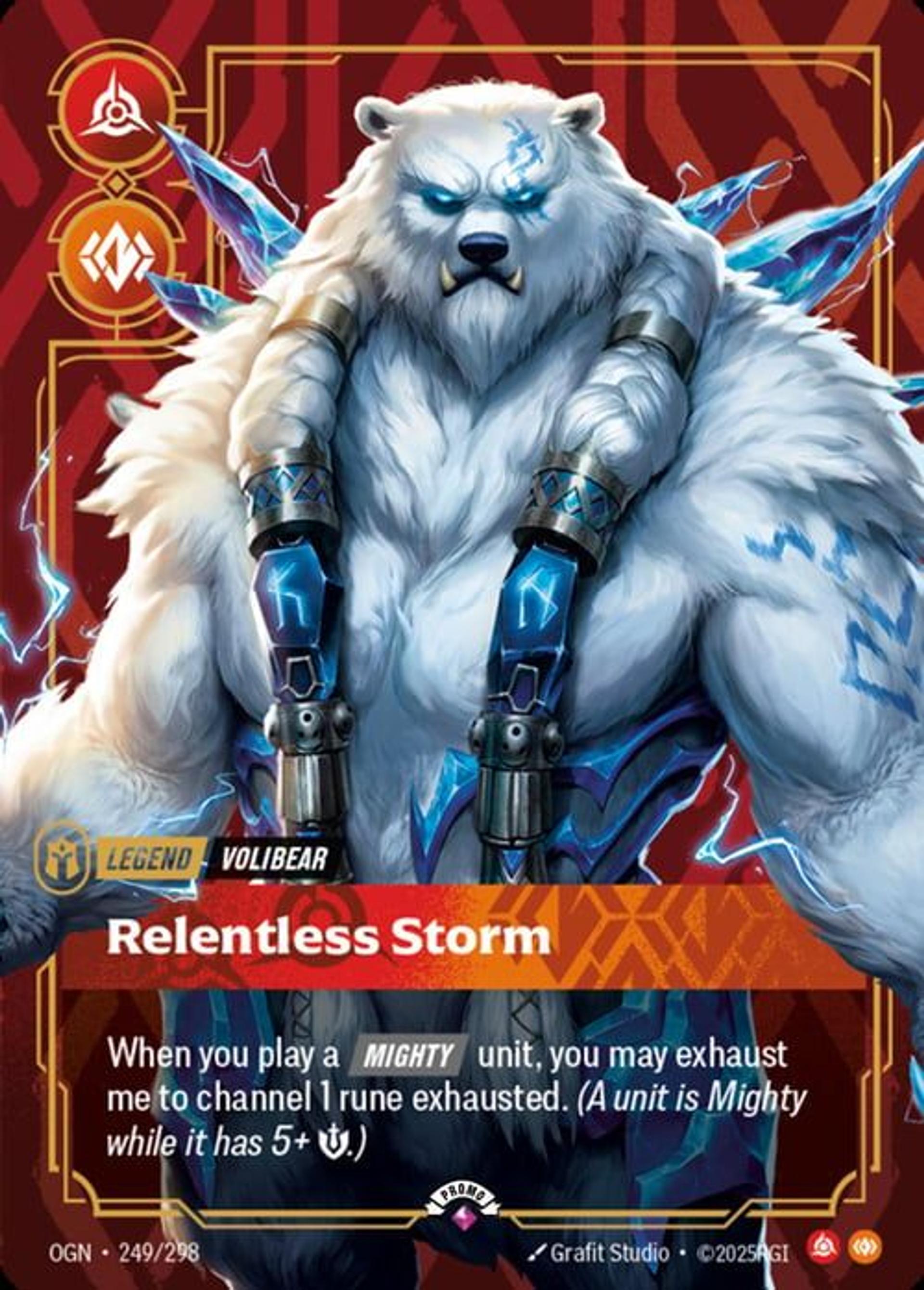 Volibear - Relentless Storm — Origins - Promo Cards — Riftbound: League of Legends TCG