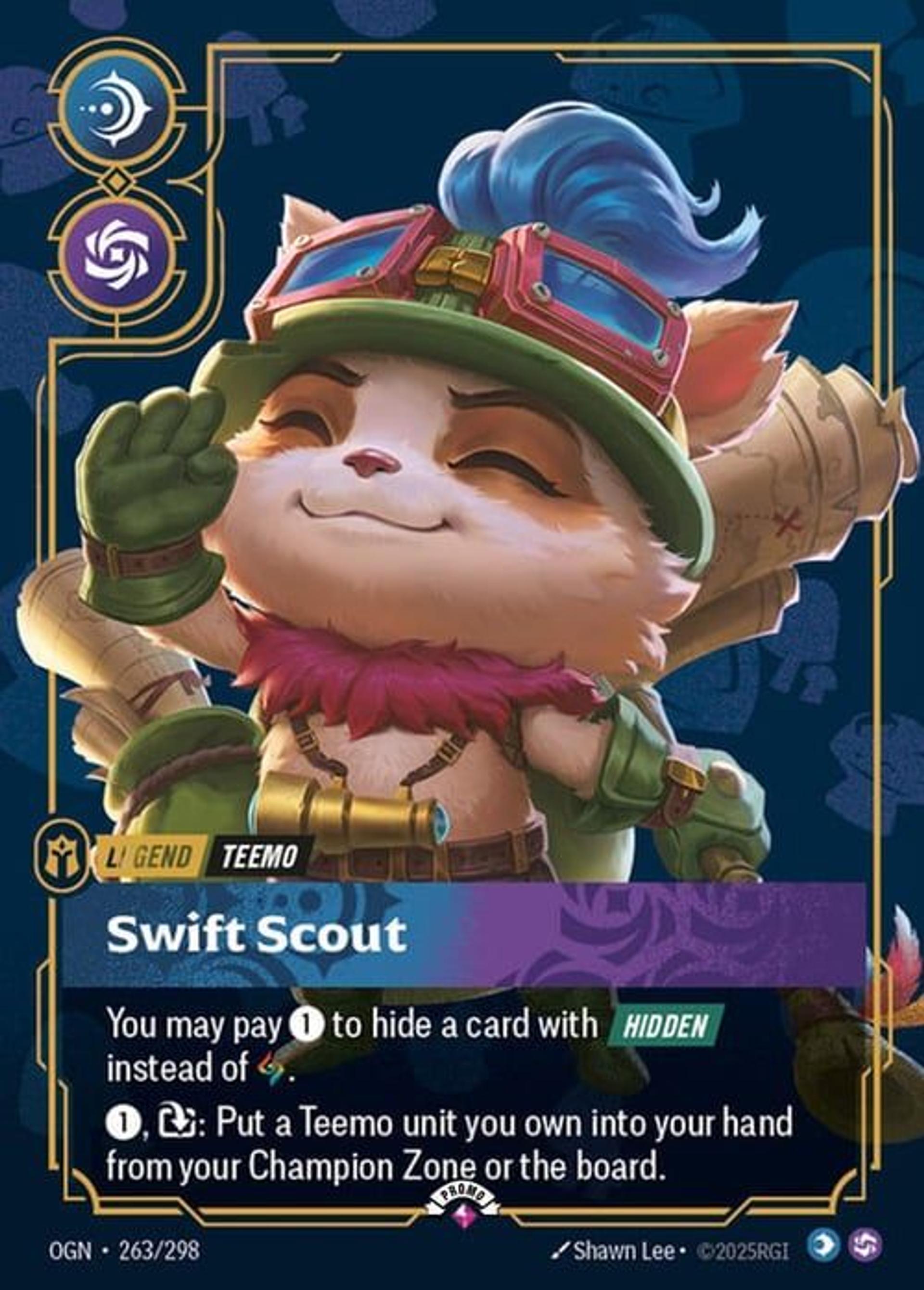 Teemo - Swift Scout — Origins - Promo Cards — Riftbound: League of Legends TCG