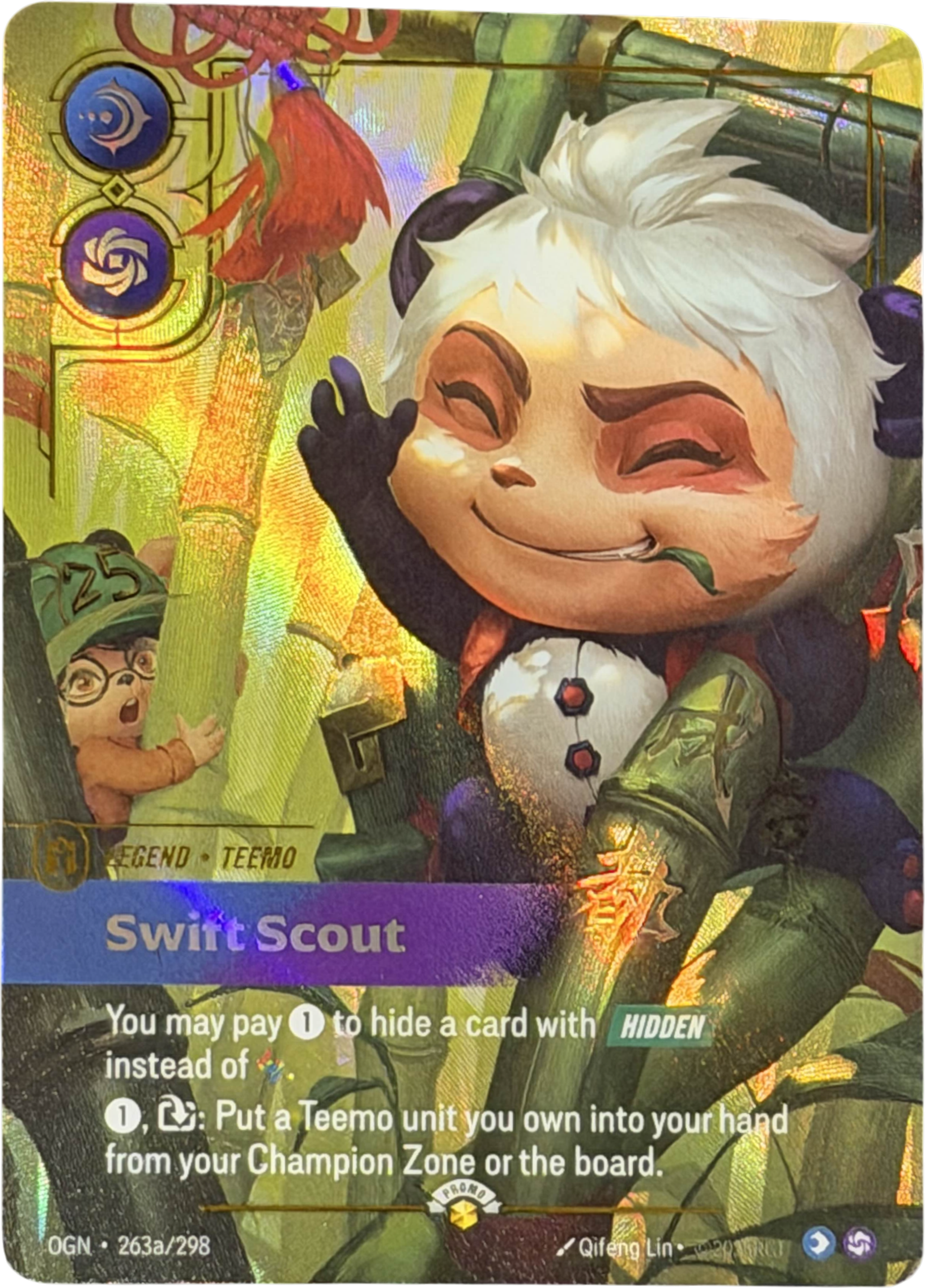 Teemo - Swift Scout (Worlds 2025) — Origins - Promo Cards — Riftbound: League of Legends TCG