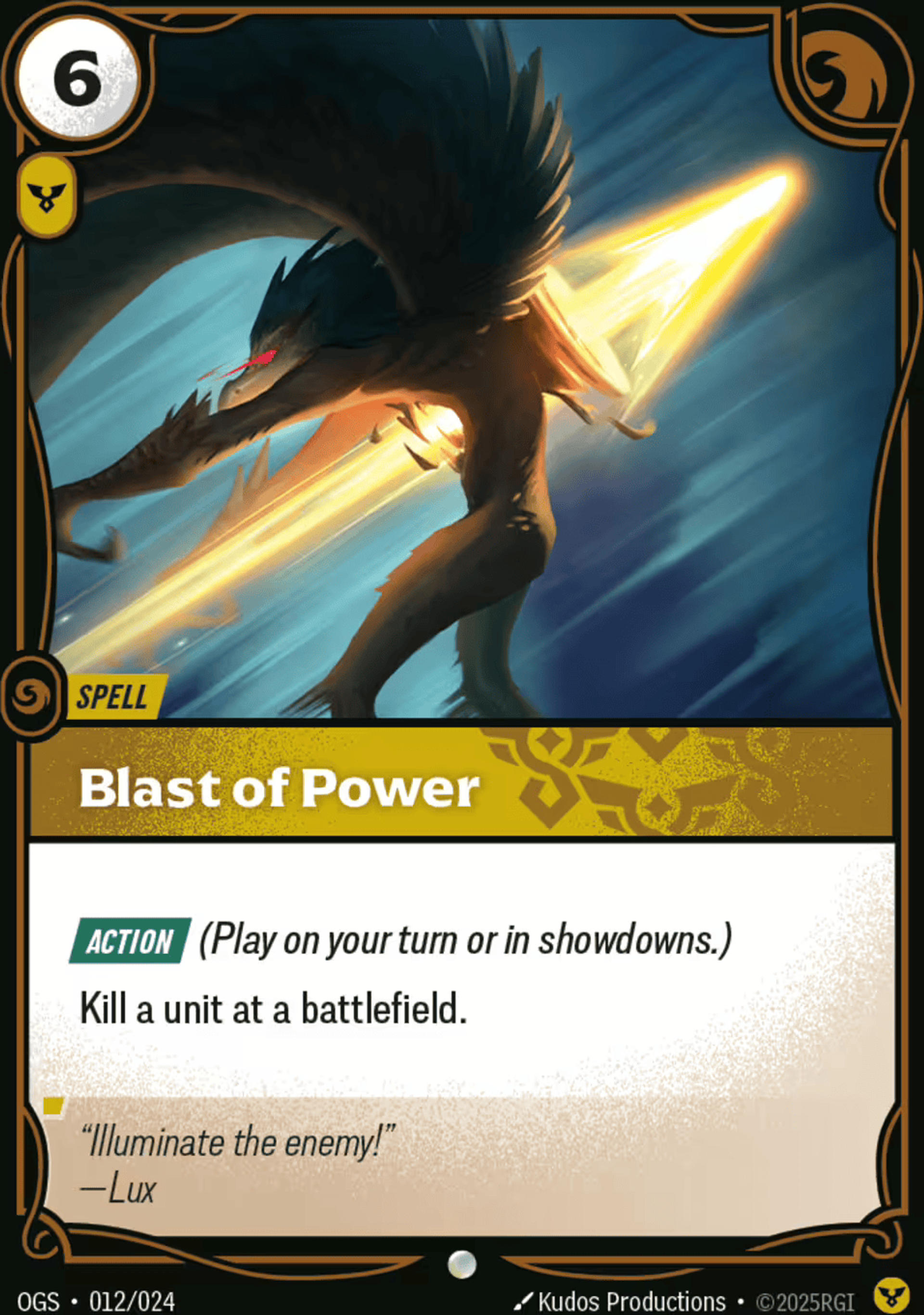 Blast of Power — Origins - Proving Grounds — Riftbound: League of Legends TCG