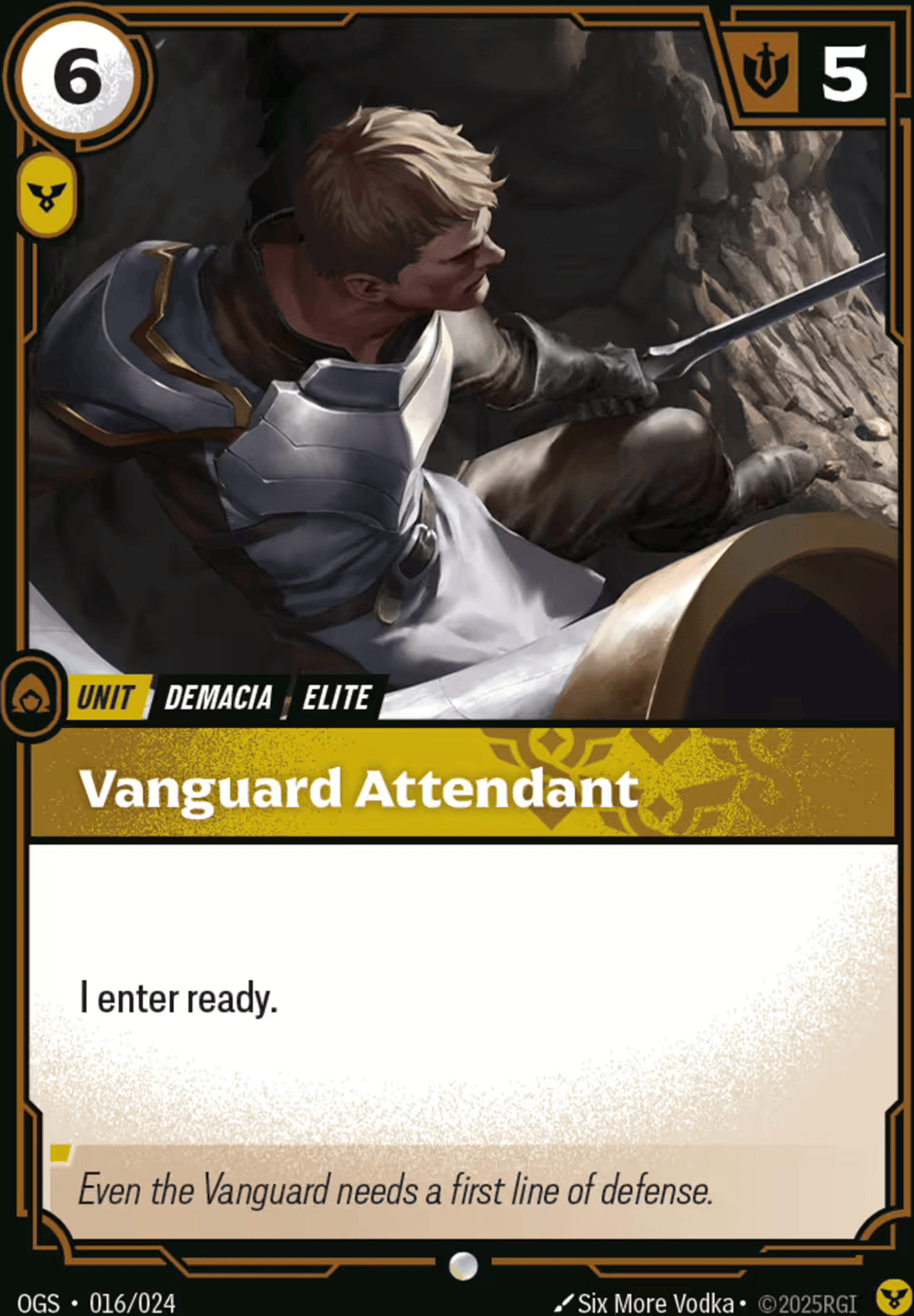 Vanguard Attendant — Origins - Proving Grounds — Riftbound: League of Legends TCG