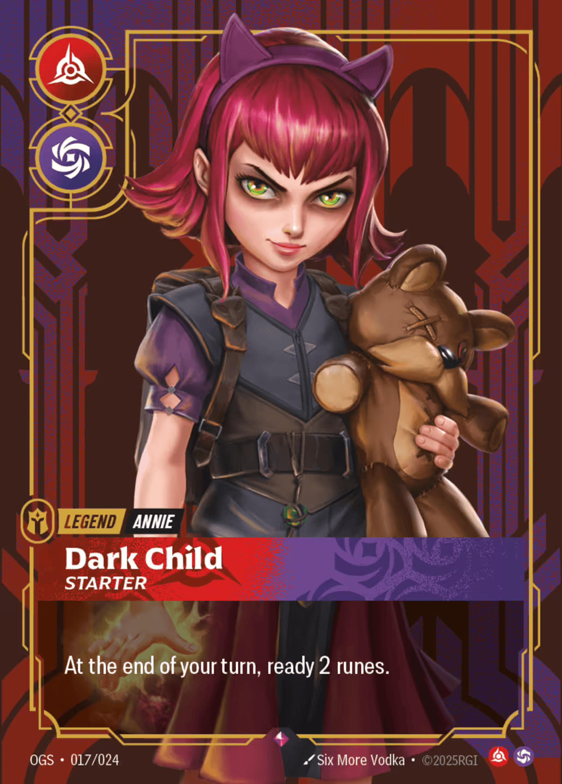 Annie - Dark Child — Origins - Proving Grounds — Riftbound: League of Legends TCG