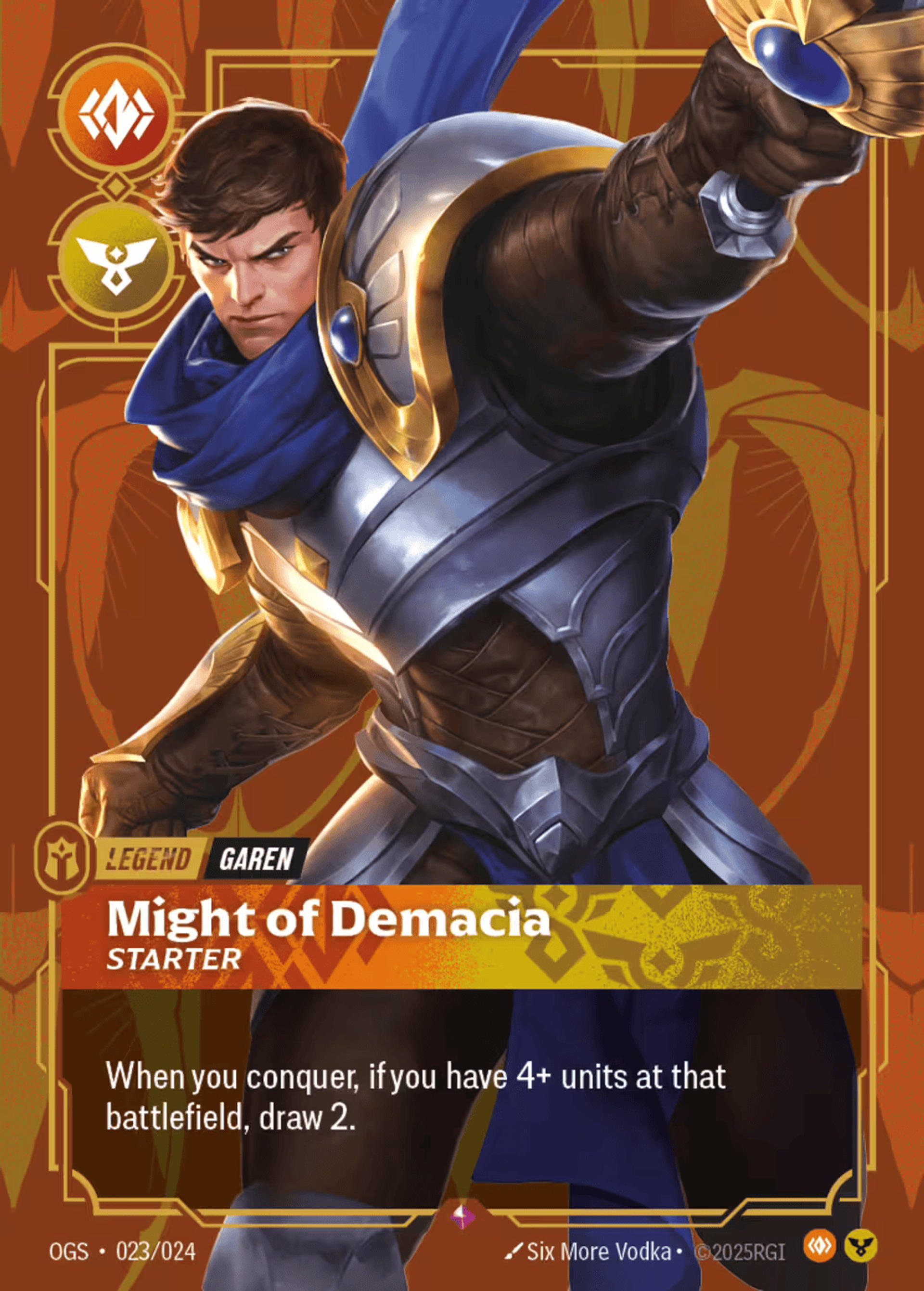 Garen - Might of Demacia — Origins - Proving Grounds — Riftbound: League of Legends TCG