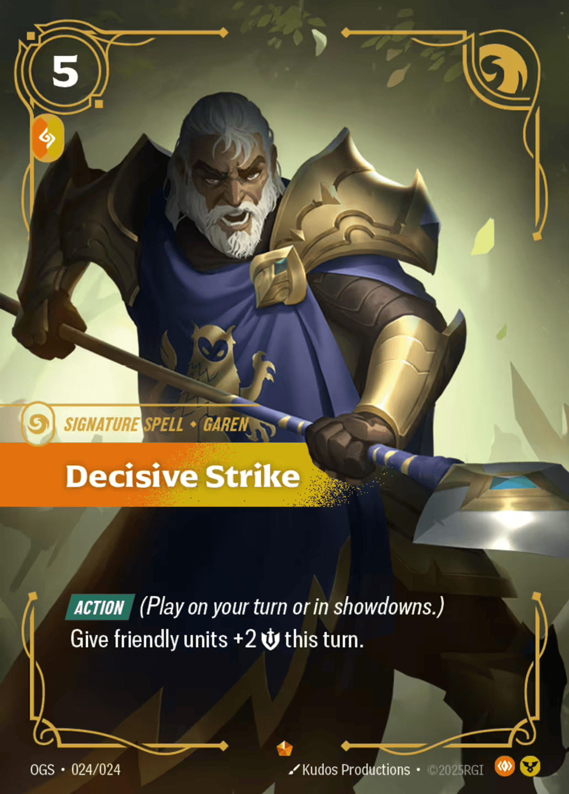Decisive Strike — Origins - Proving Grounds — Riftbound: League of Legends TCG
