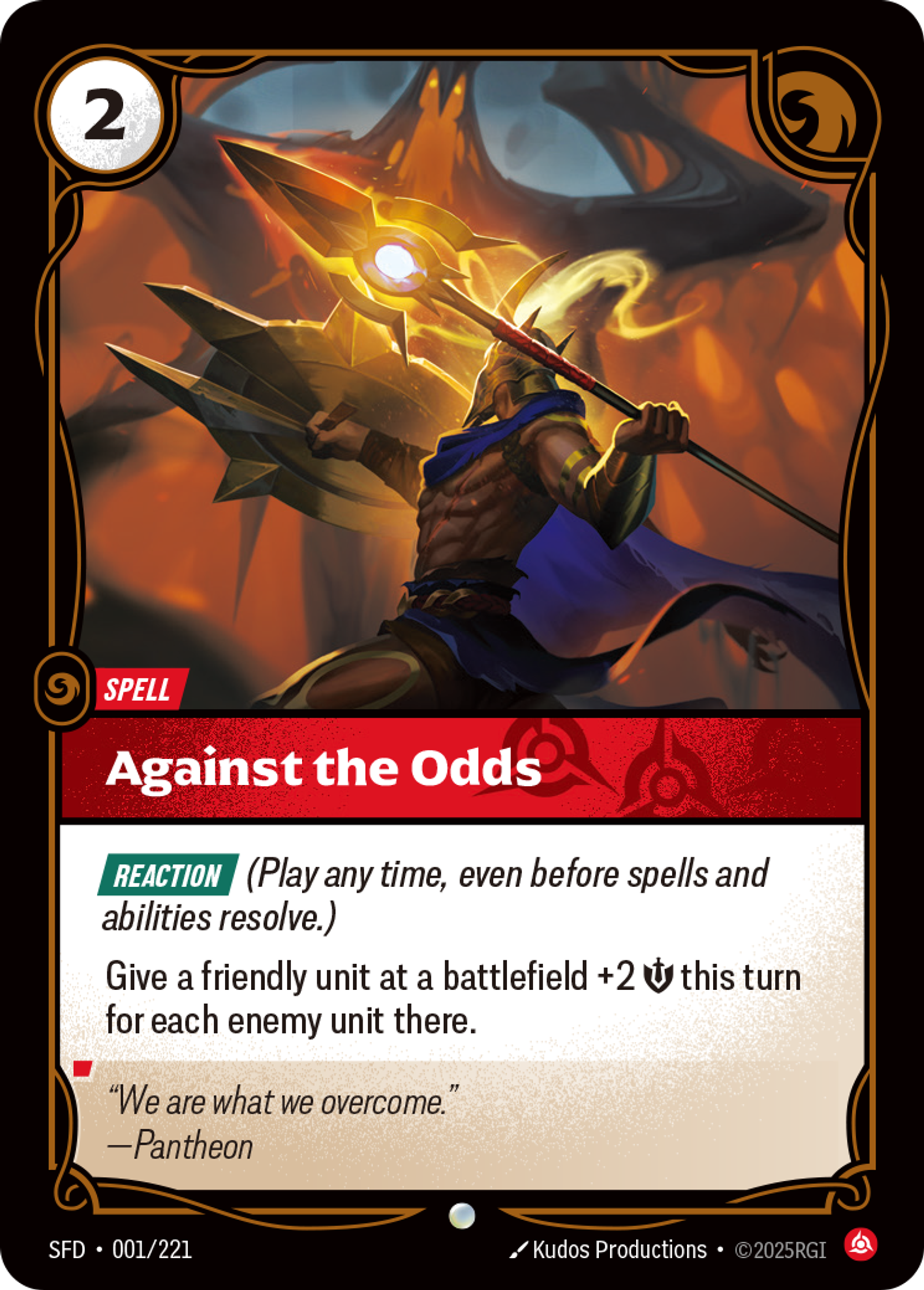 Against the Odds — Spiritforged — Riftbound