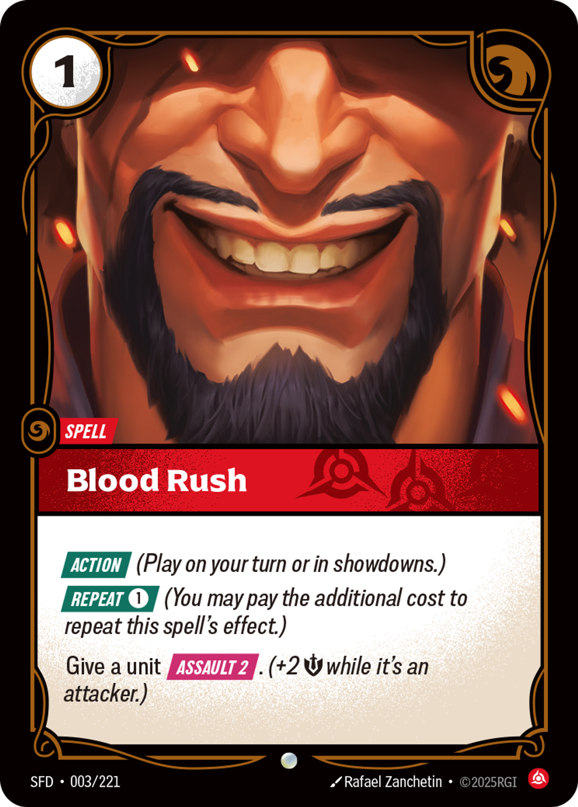 Blood Rush — Spiritforged — Riftbound