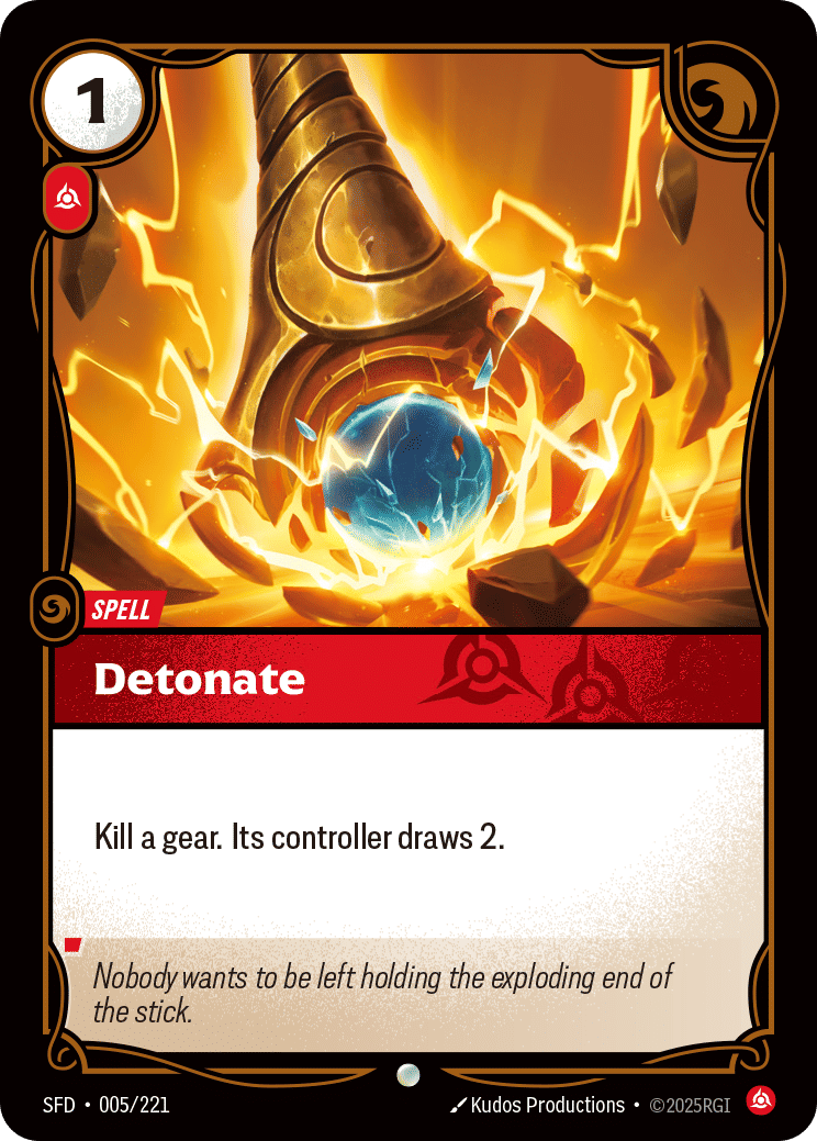 Detonate — Spiritforged — Riftbound: League of Legends TCG
