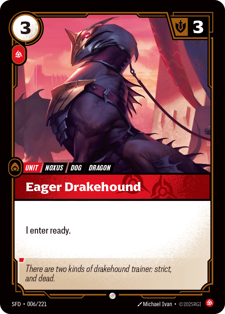 Eager Drakehound — Spiritforged — Riftbound: League of Legends TCG
