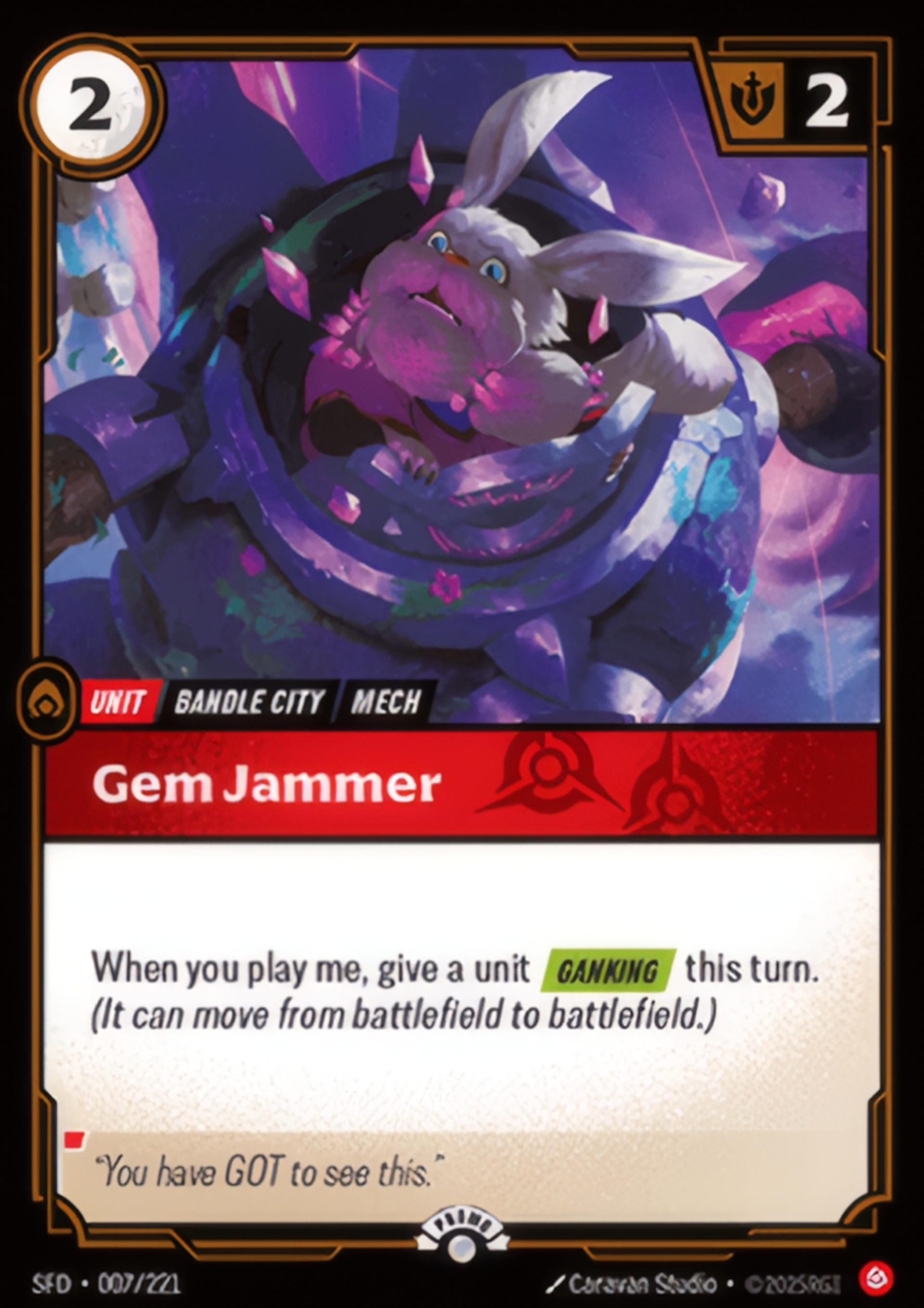Gem Jammer — Spiritforged - Promo Cards — Riftbound: League of Legends TCG