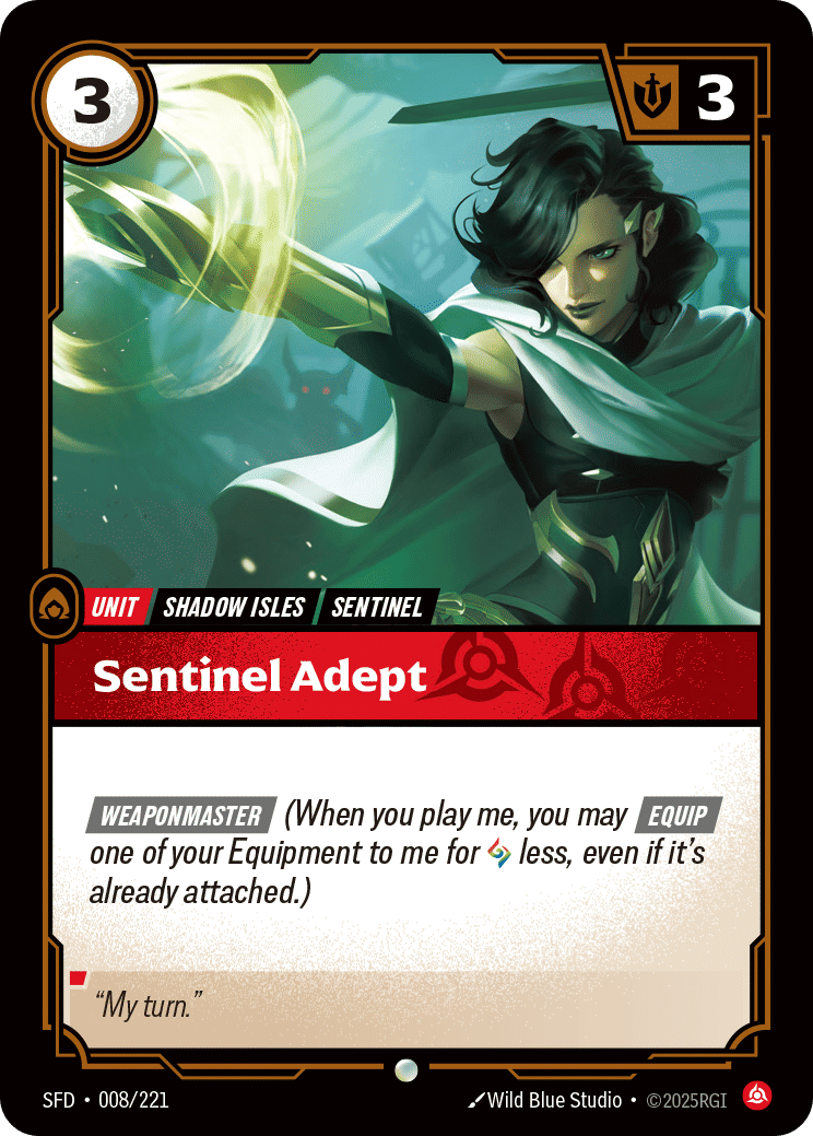Sentinel Adept — Spiritforged — Riftbound