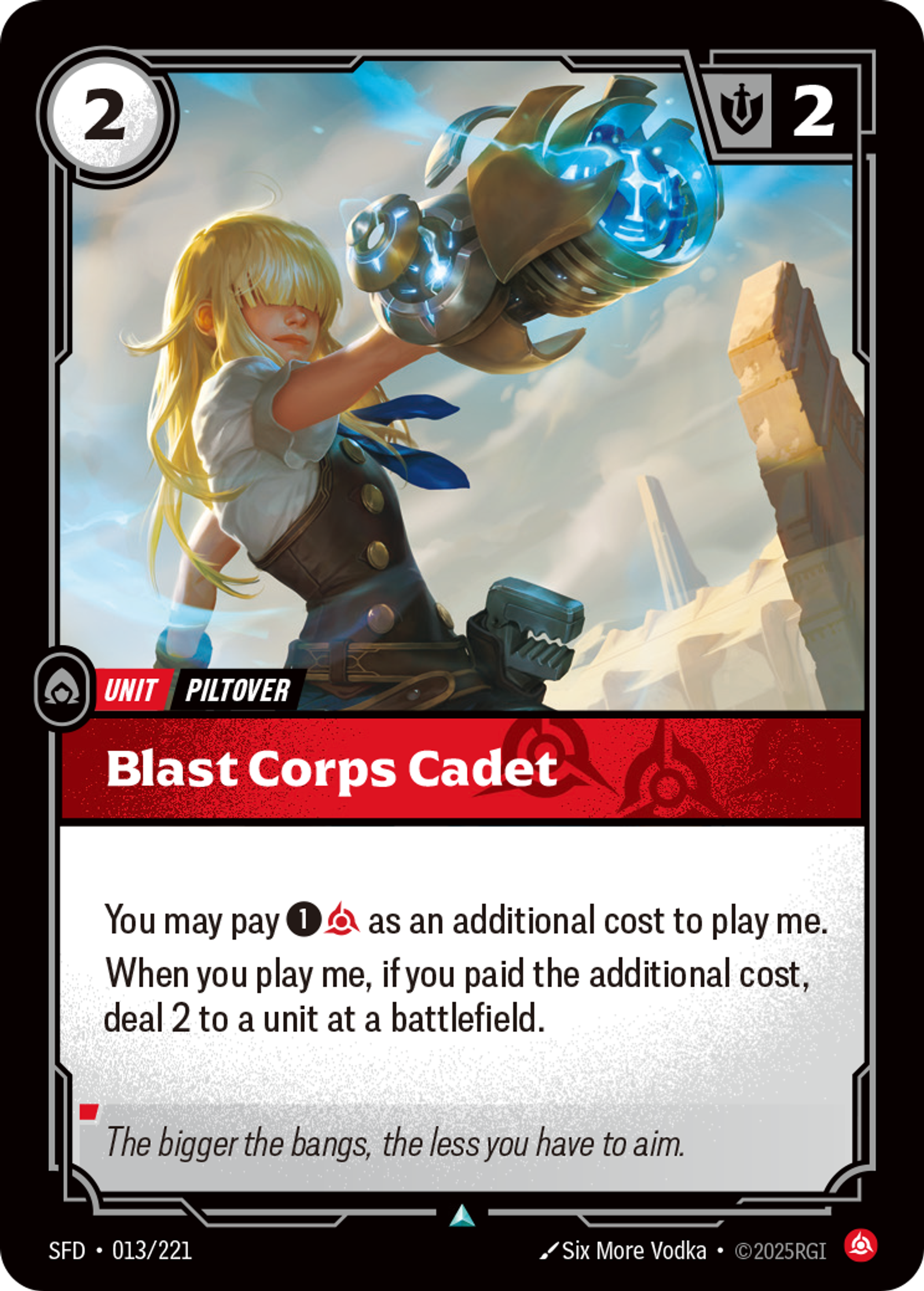 Blast Corps Cadet — Spiritforged — Riftbound: League of Legends TCG