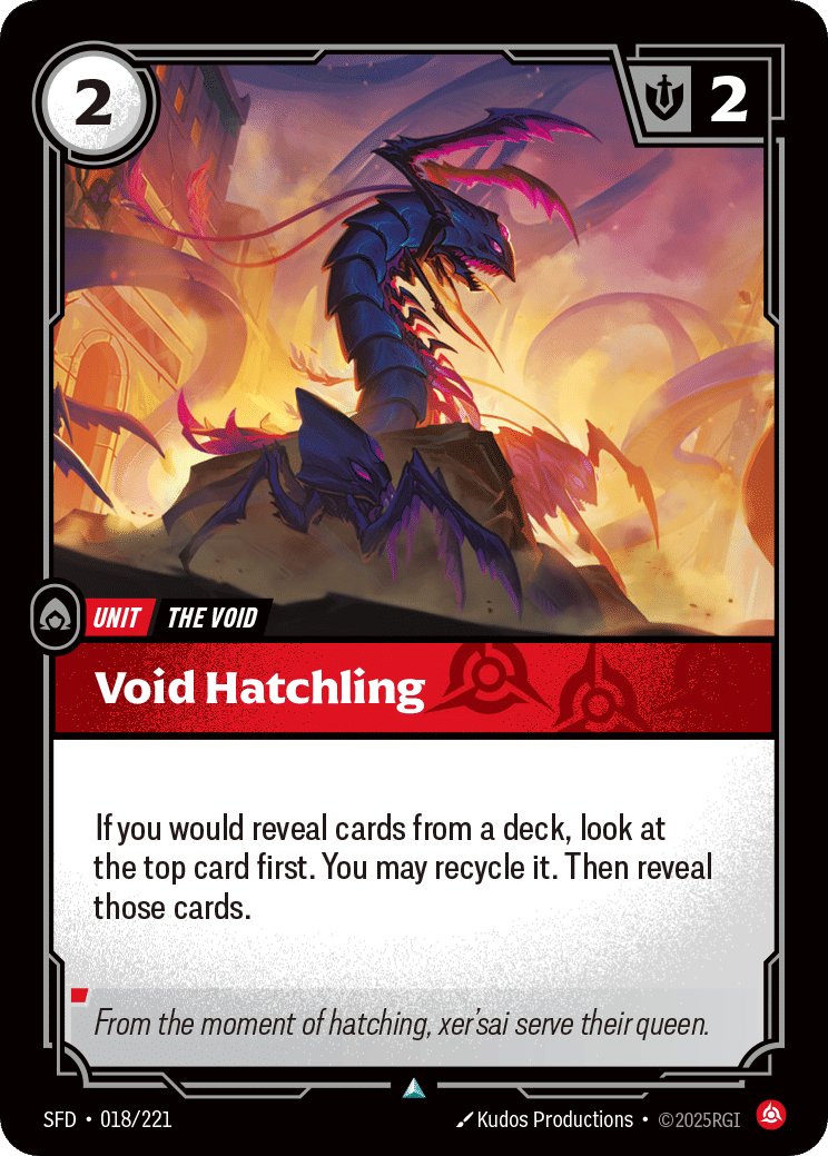 Void Hatchling — Spiritforged — Riftbound: League of Legends TCG