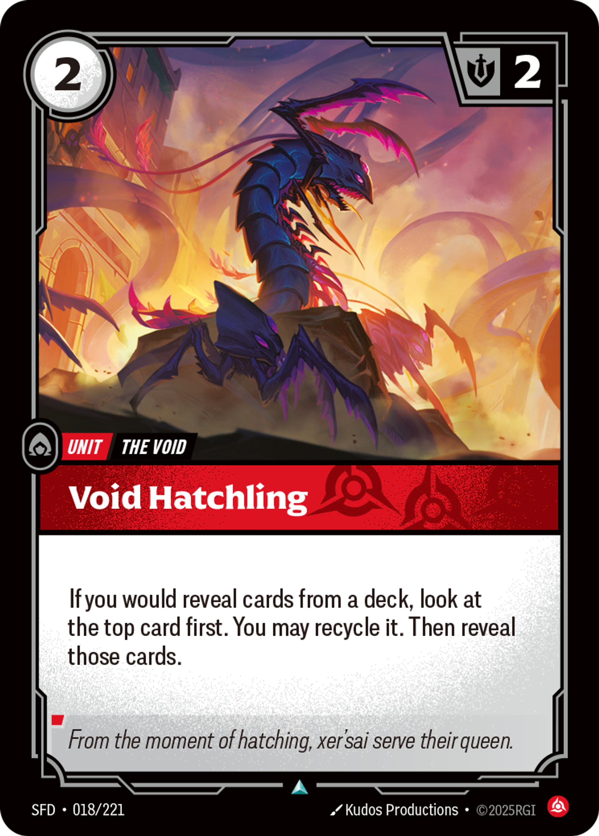 Void Hatchling — Spiritforged — Riftbound: League of Legends TCG