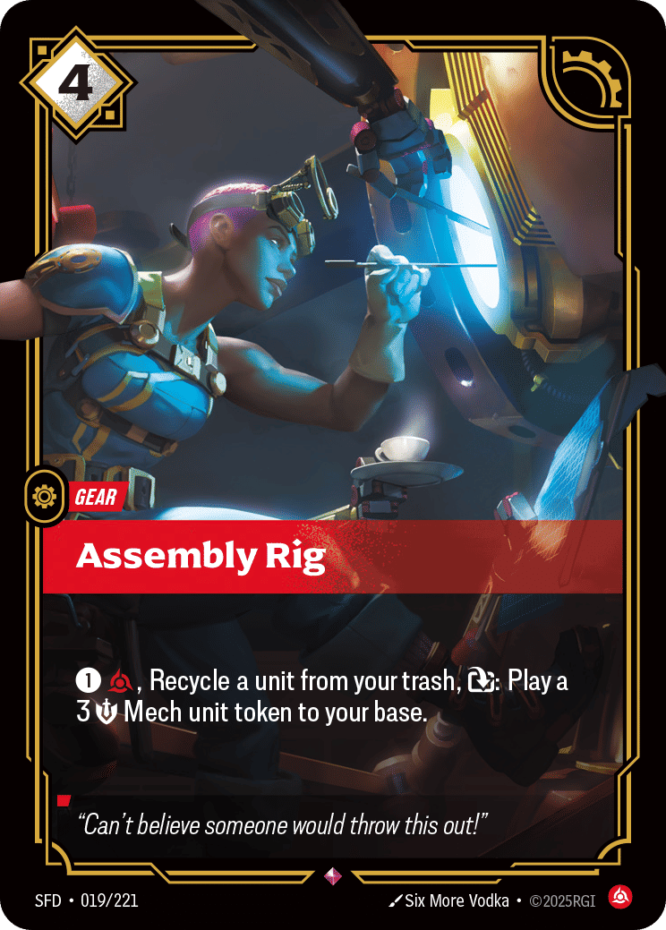 Assembly Rig — Spiritforged — Riftbound: League of Legends TCG