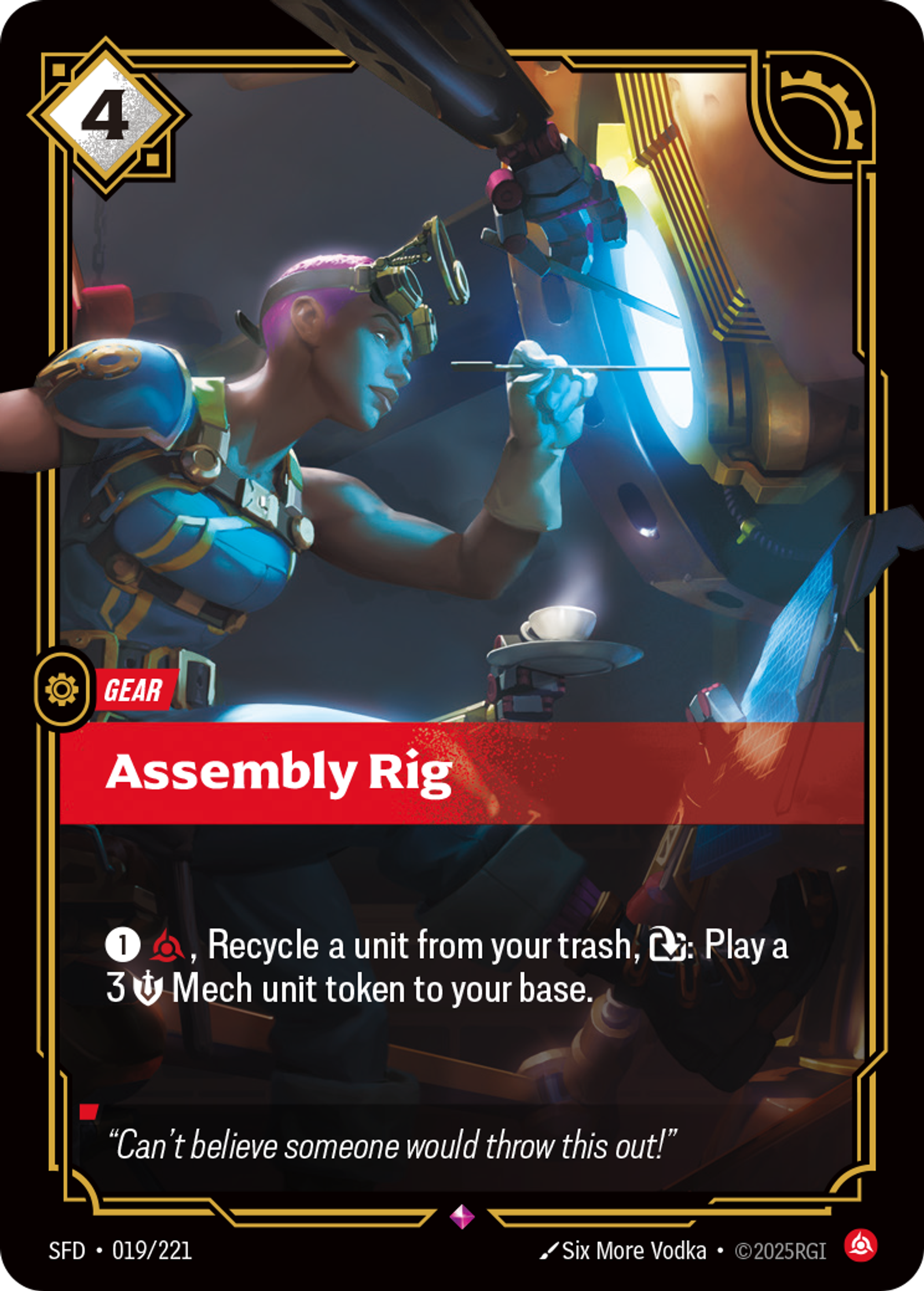 Assembly Rig — Spiritforged — Riftbound: League of Legends TCG