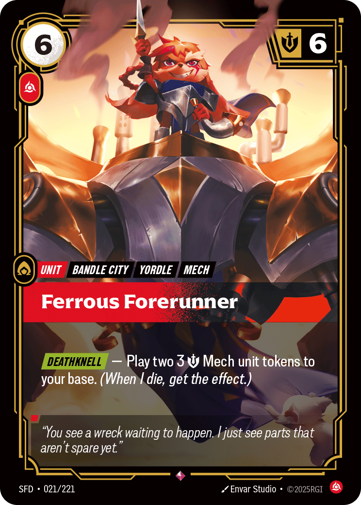 Ferrous Forerunner — Spiritforged — Riftbound