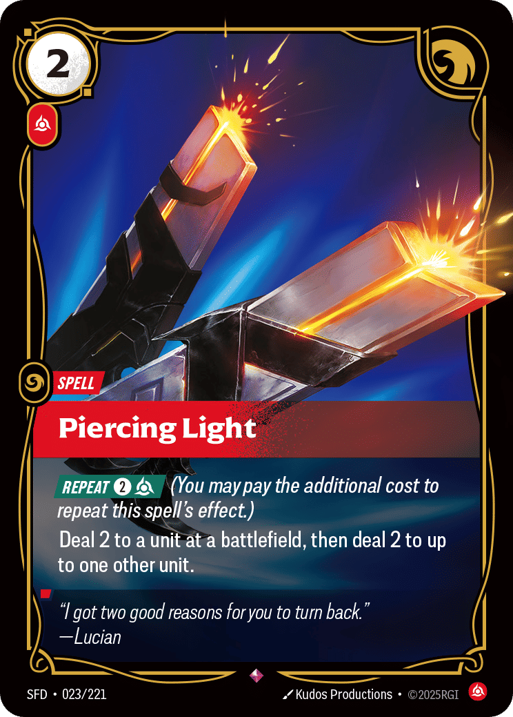 Piercing Light — Spiritforged — Riftbound: League of Legends TCG