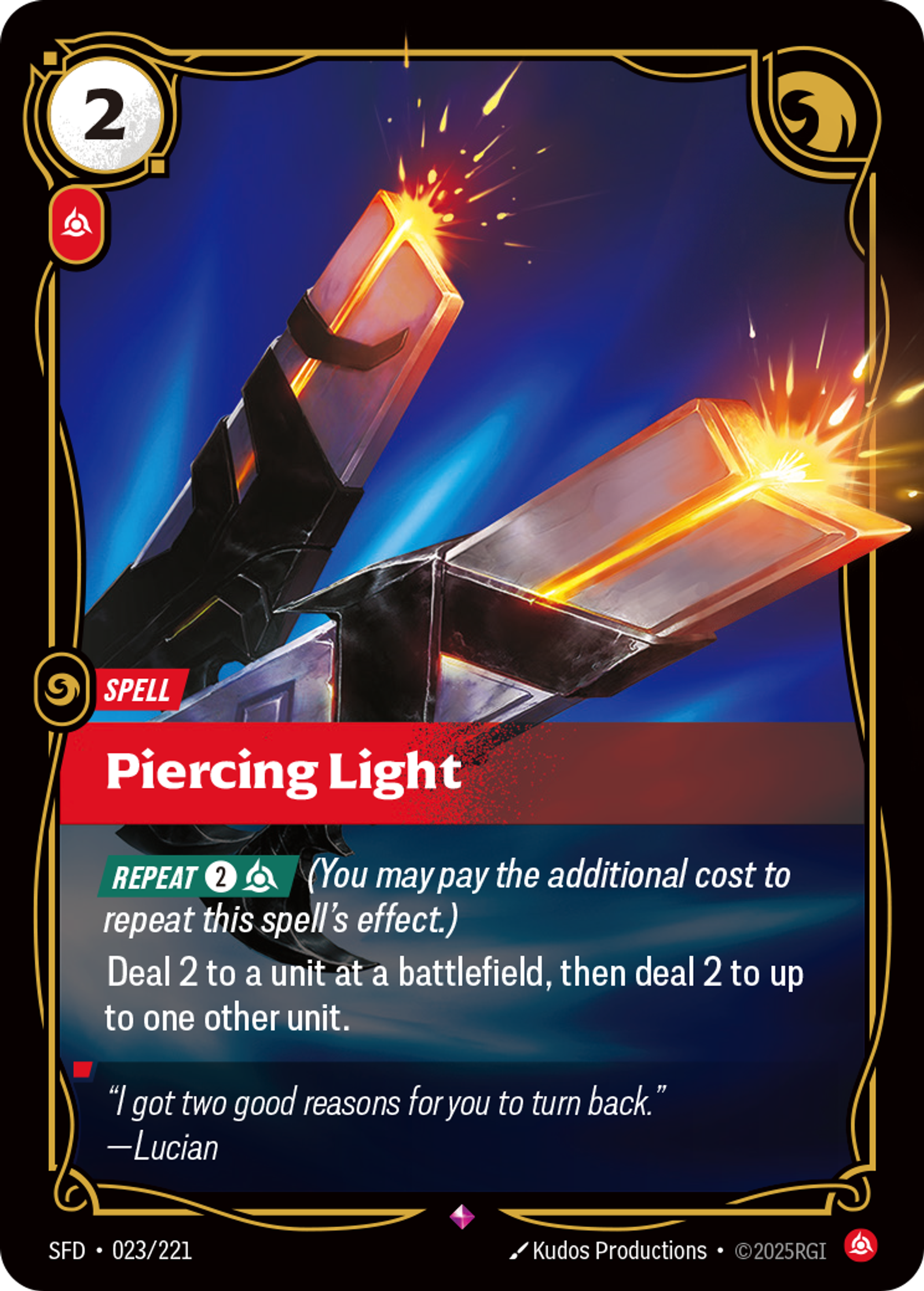 Piercing Light — Spiritforged — Riftbound: League of Legends TCG
