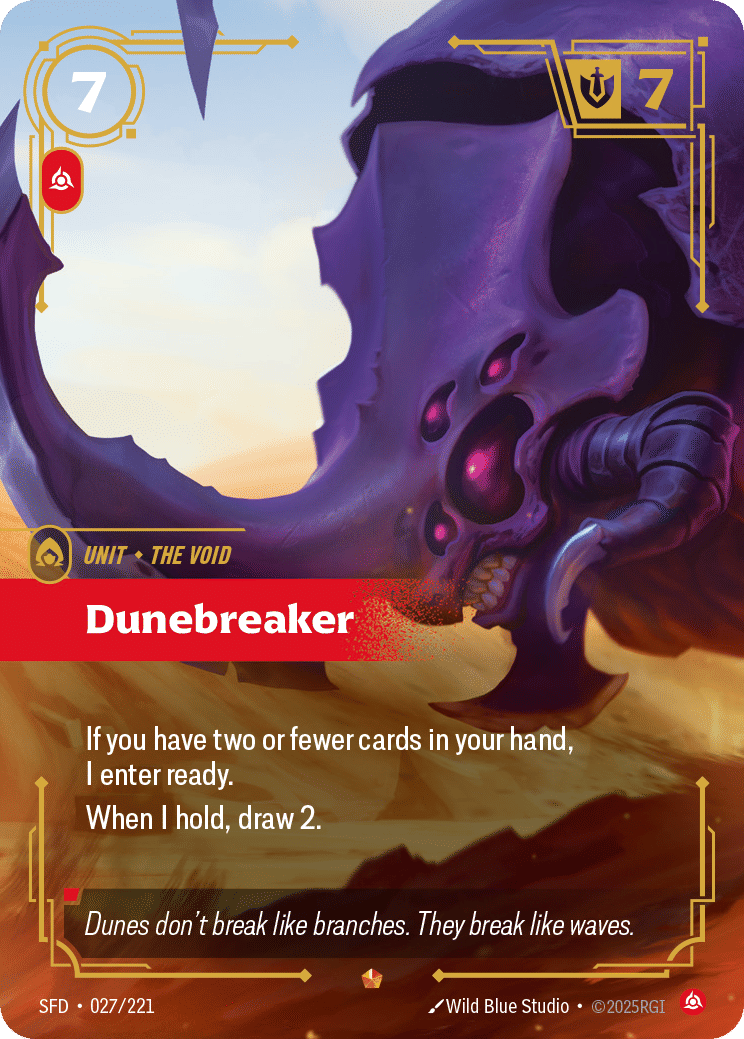 Dunebreaker — Spiritforged — Riftbound: League of Legends TCG