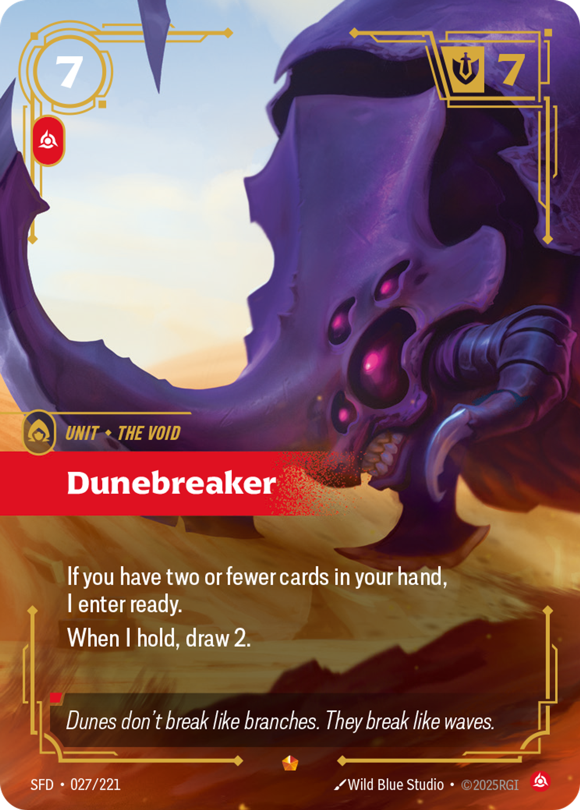 Dunebreaker — Spiritforged — Riftbound: League of Legends TCG
