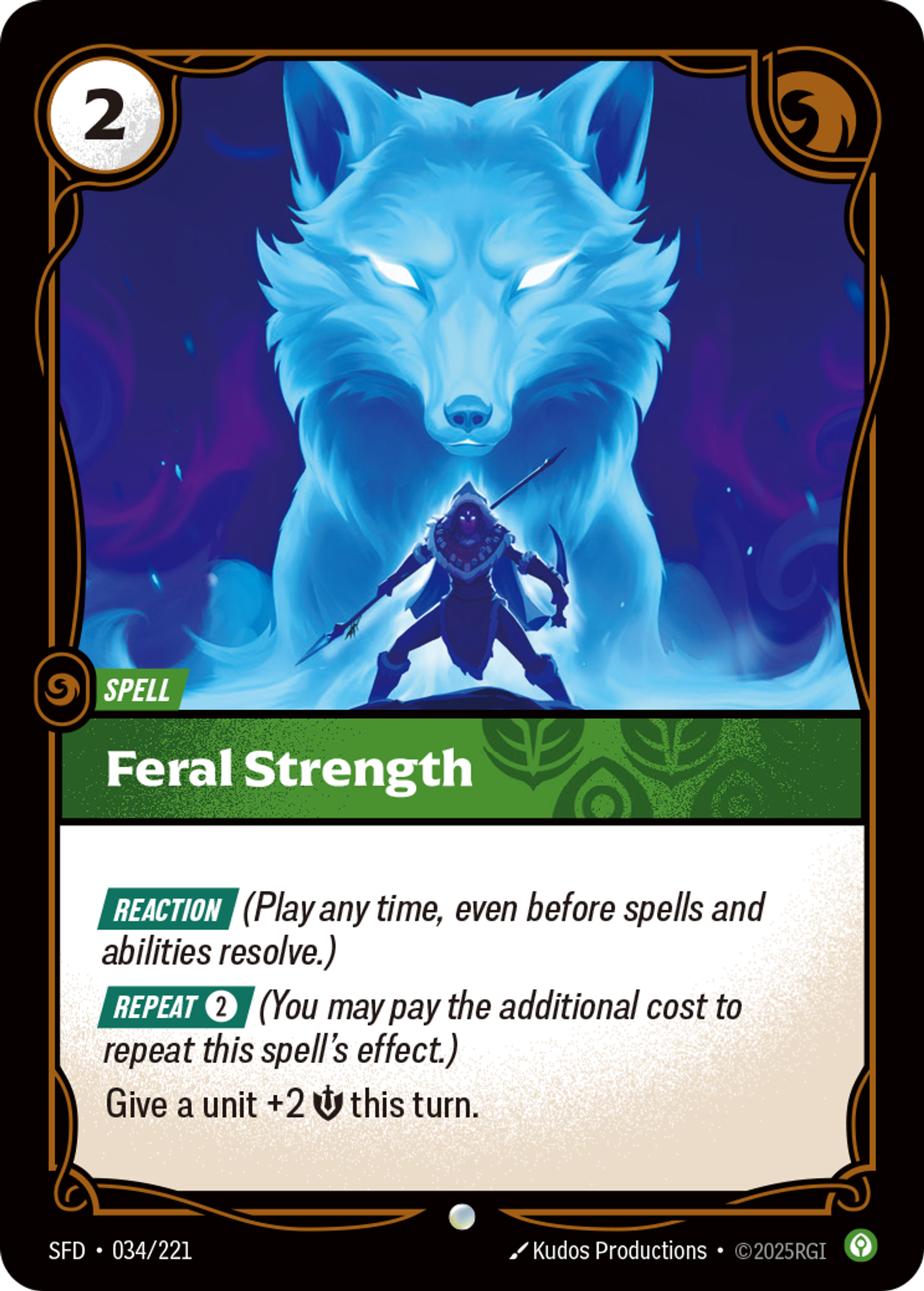 Feral Strength — Spiritforged — Riftbound: League of Legends TCG