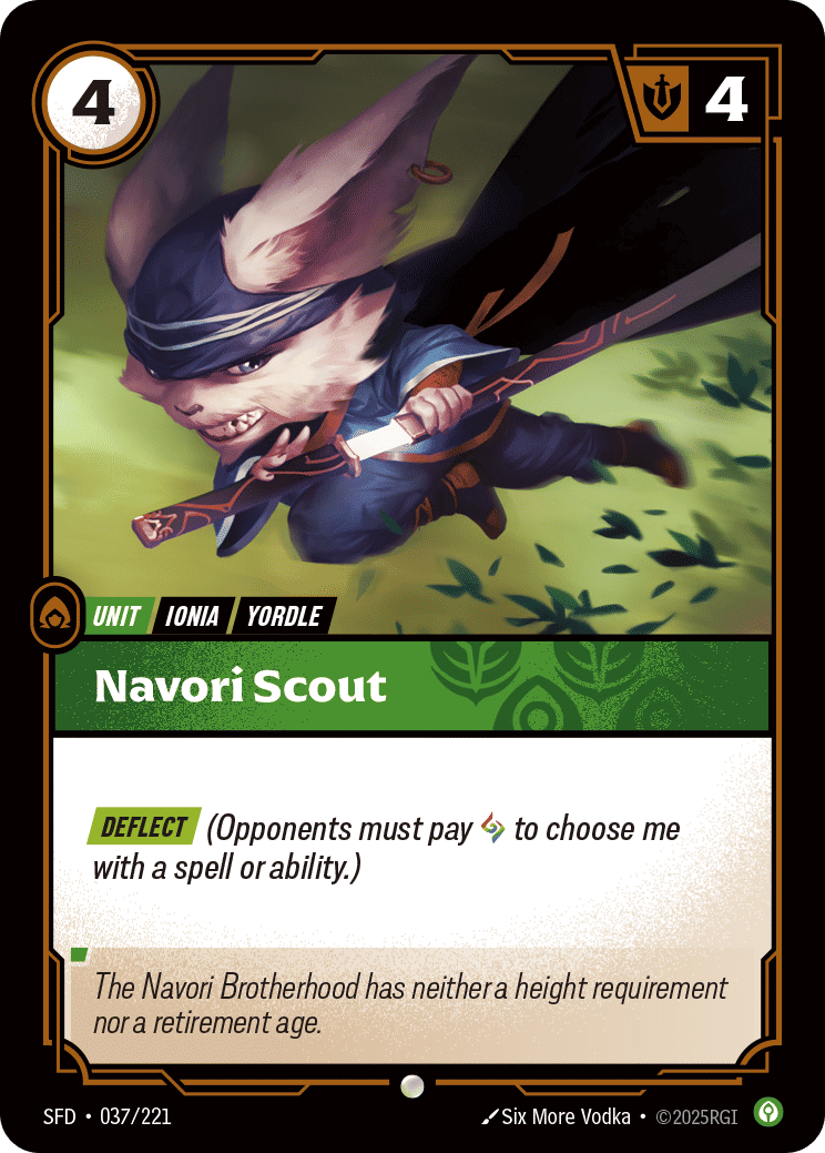 Navori Scout — Spiritforged — Riftbound: League of Legends TCG