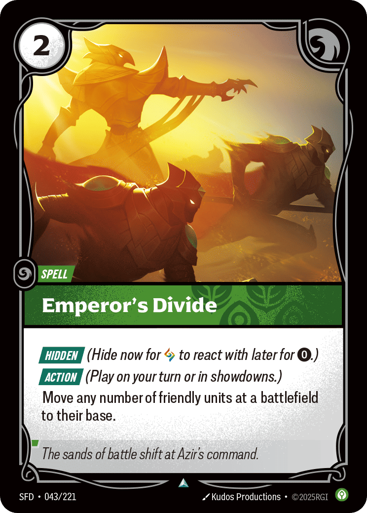 Emperor's Divide — Spiritforged — Riftbound
