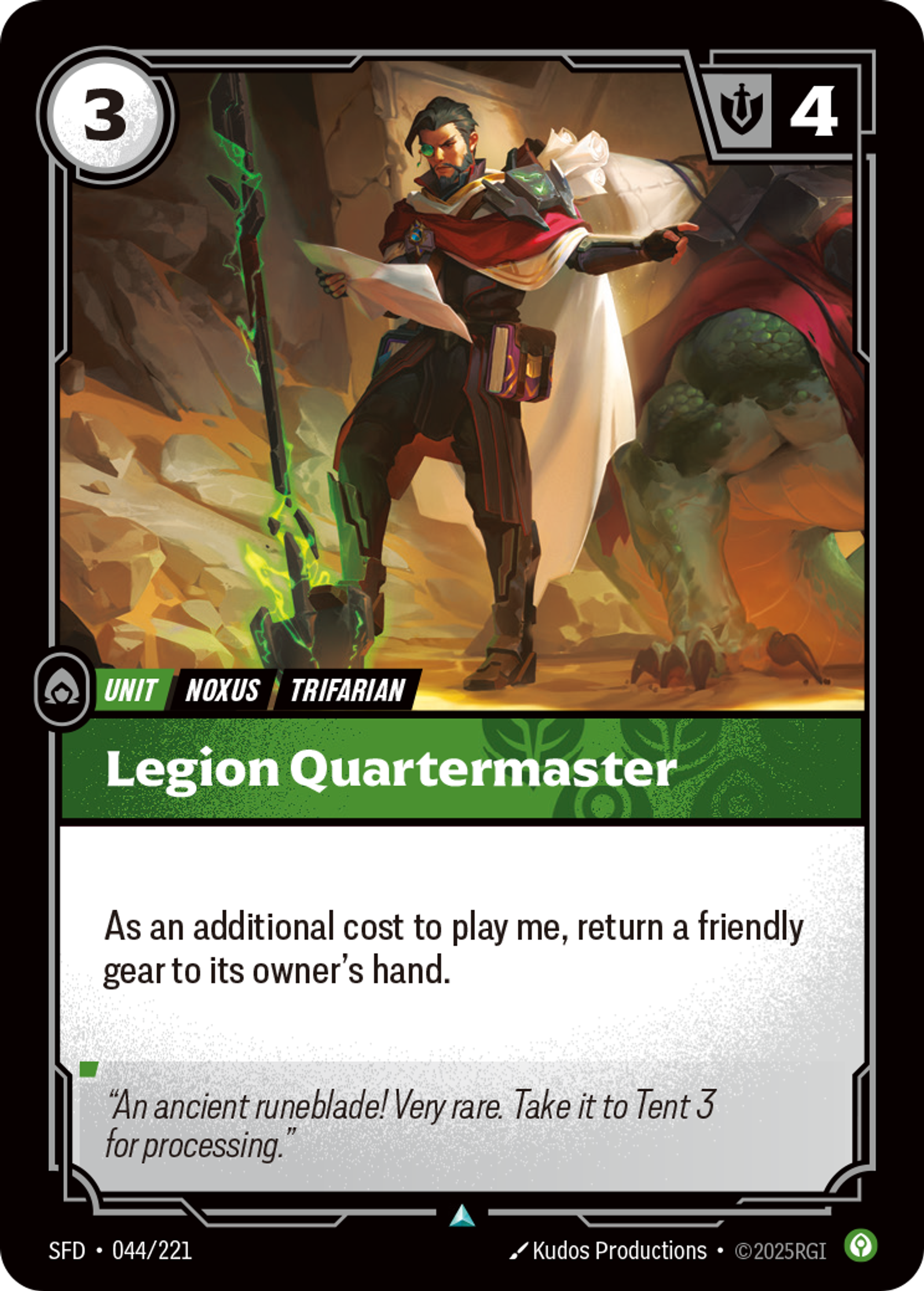 Legion Quartermaster — Spiritforged — Riftbound