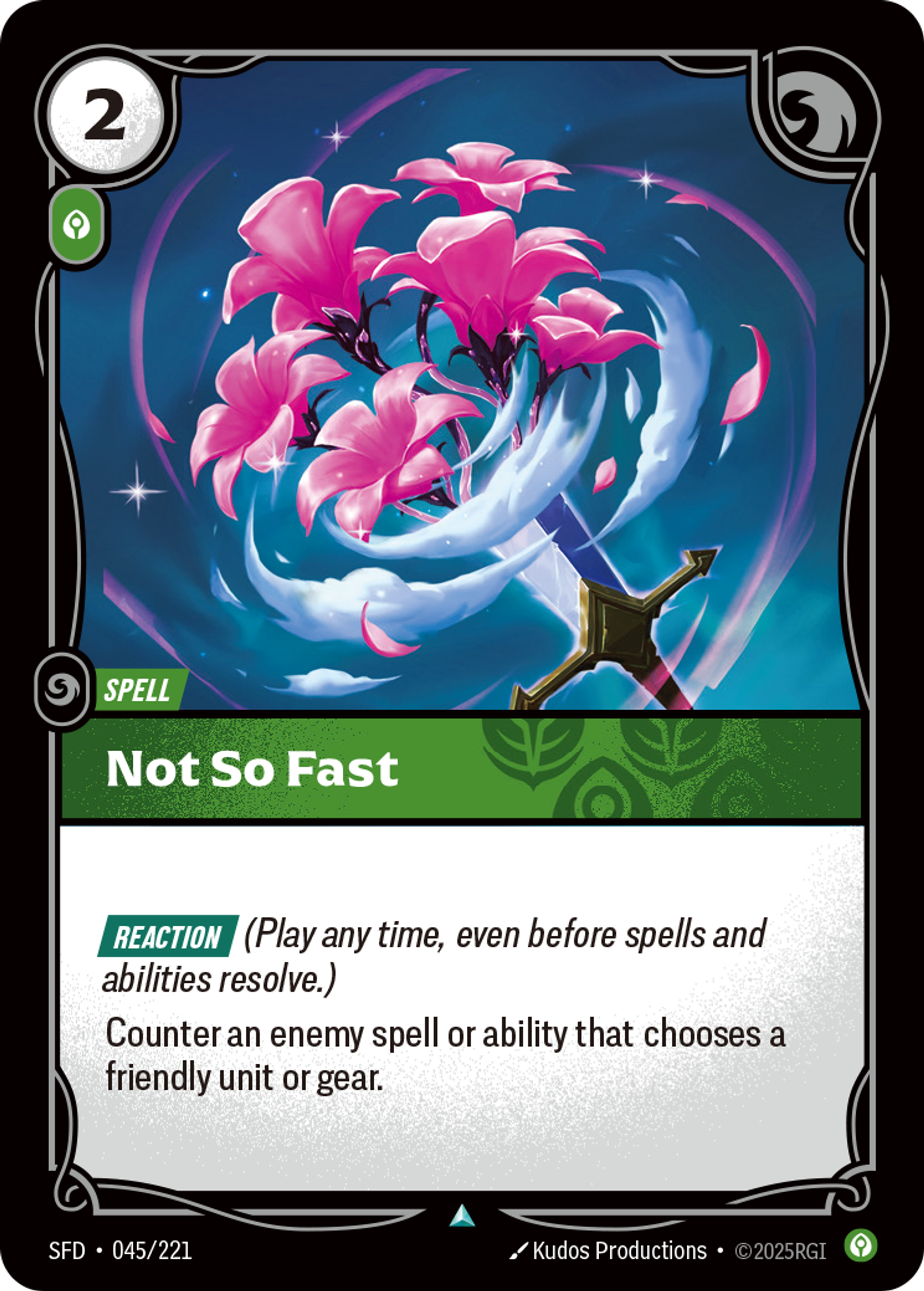 Not So Fast — Spiritforged — Riftbound