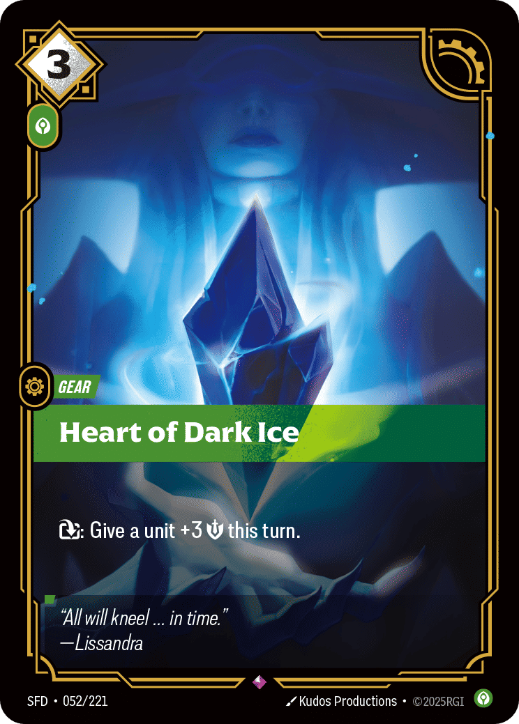 Heart of Dark Ice — Spiritforged — Riftbound