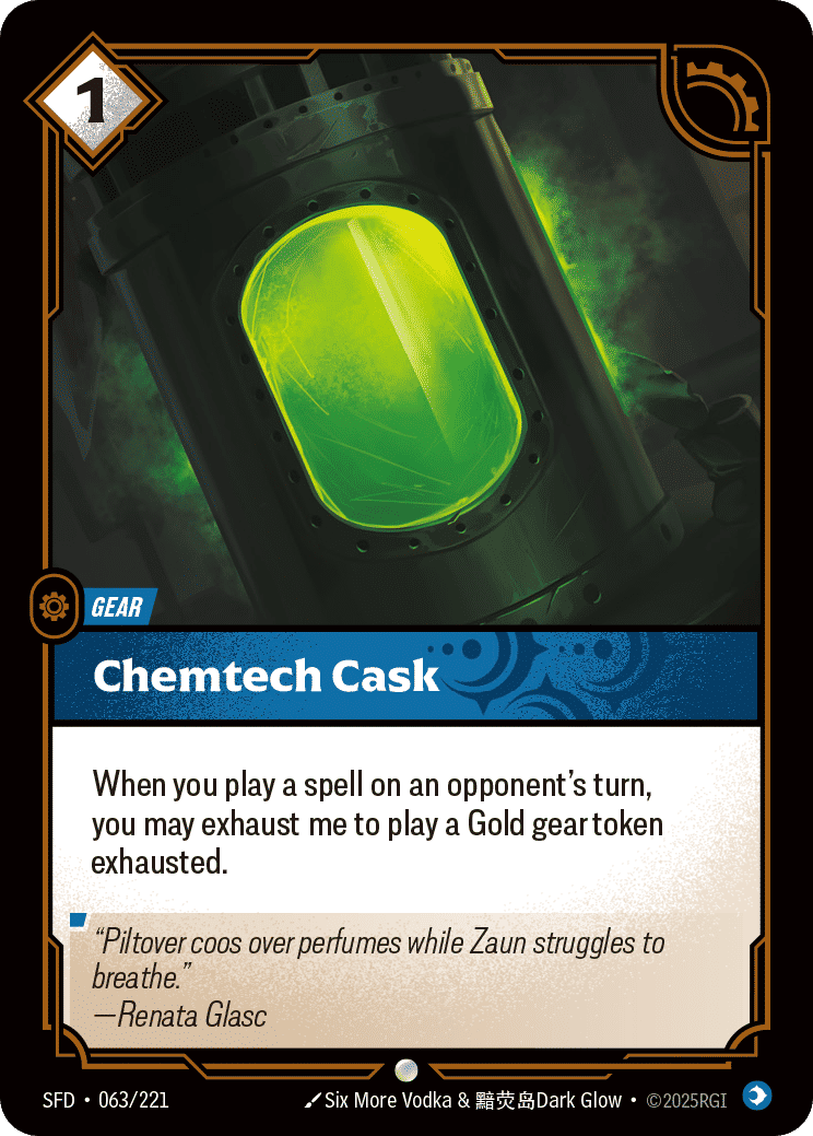 Chemtech Cask — Spiritforged — Riftbound: League of Legends TCG