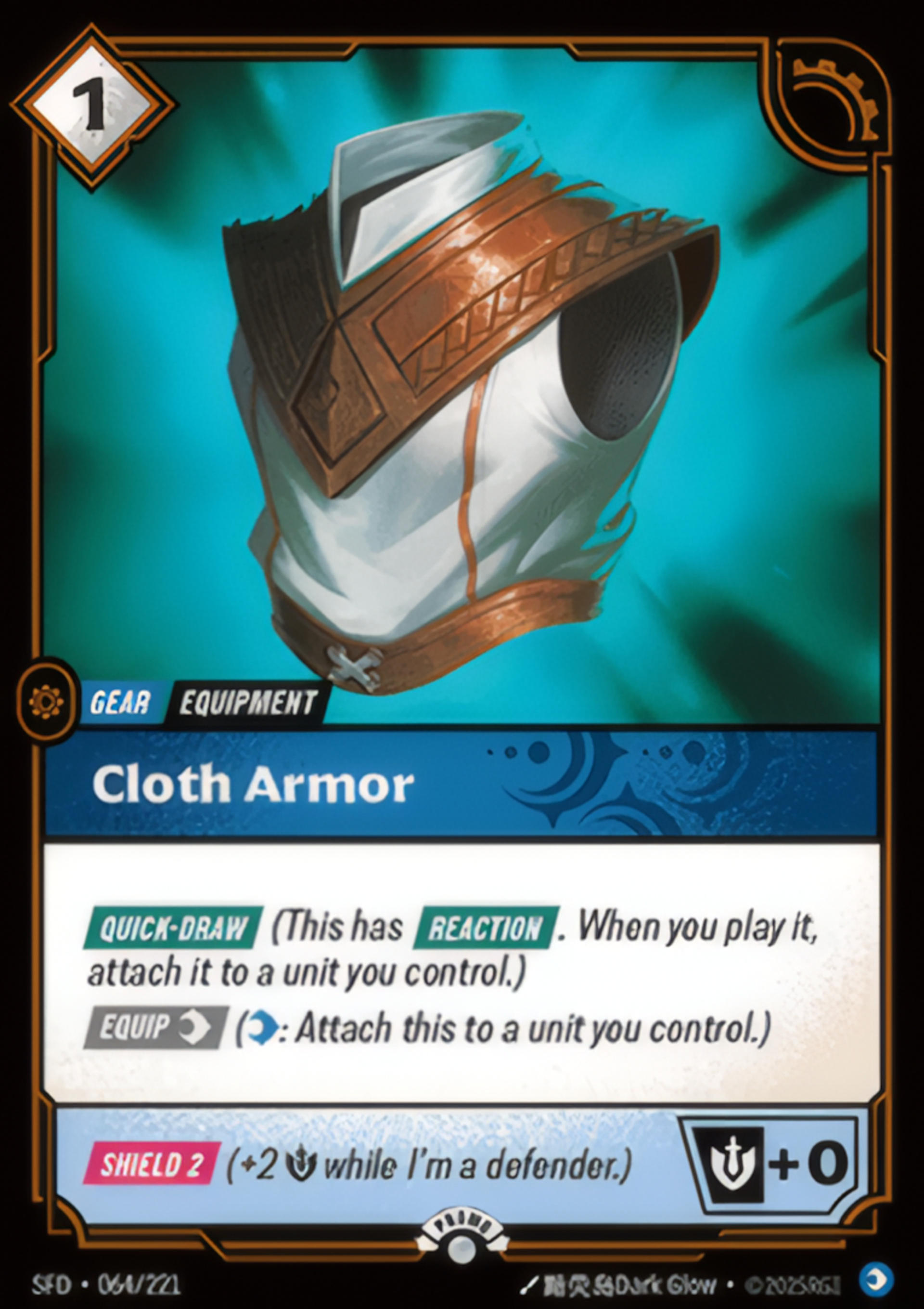 Cloth Armor — Spiritforged - Promo Cards — Riftbound