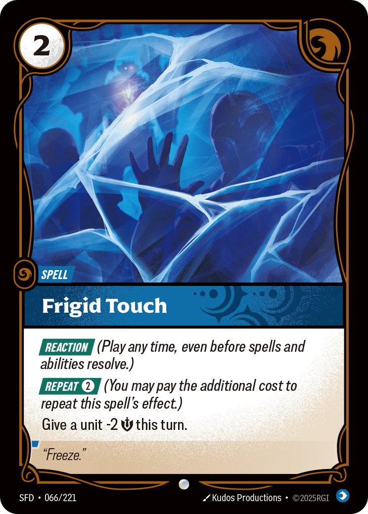 Frigid Touch — Spiritforged — Riftbound
