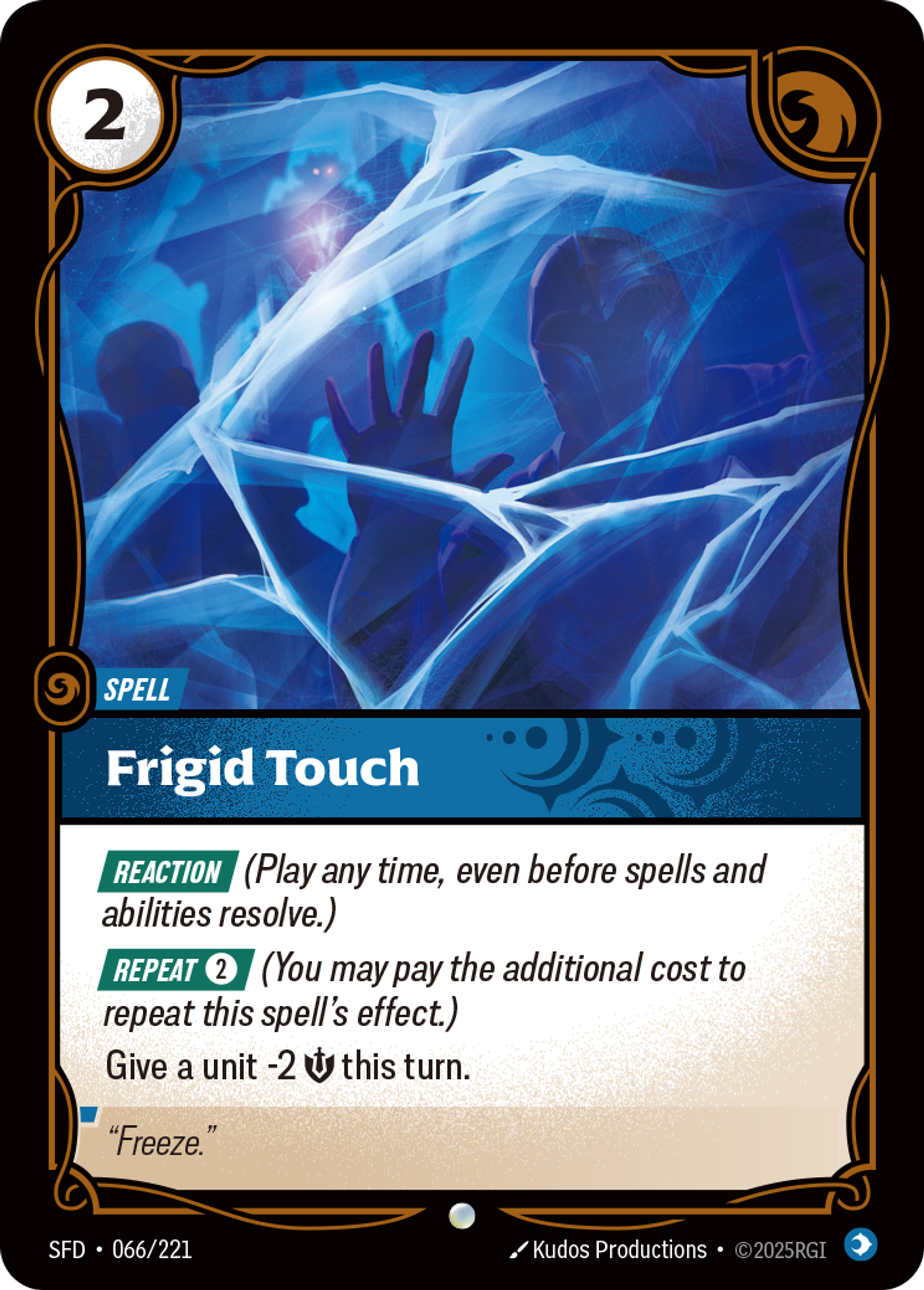 Frigid Touch — Spiritforged — Riftbound