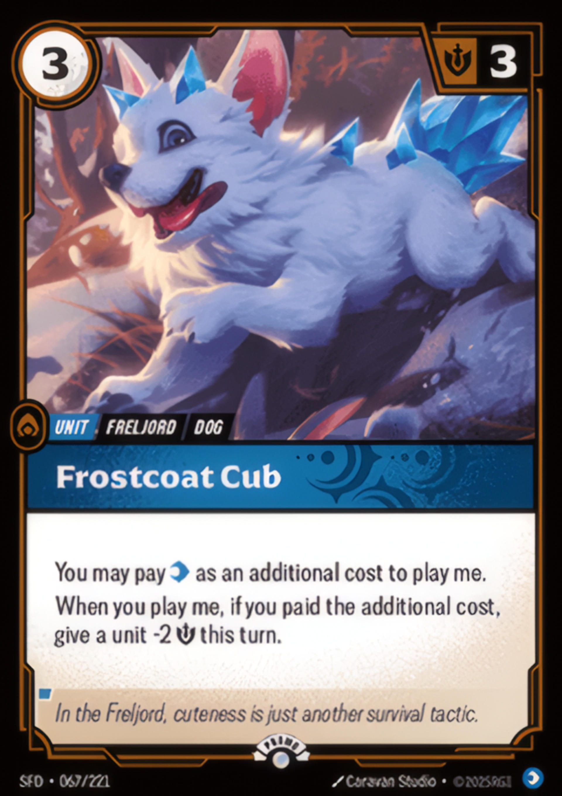 Frostcoat Cub — Spiritforged - Promo Cards — Riftbound