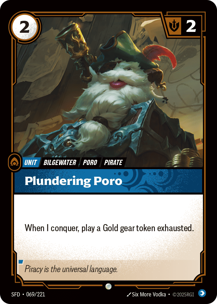 Plundering Poro — Spiritforged — Riftbound