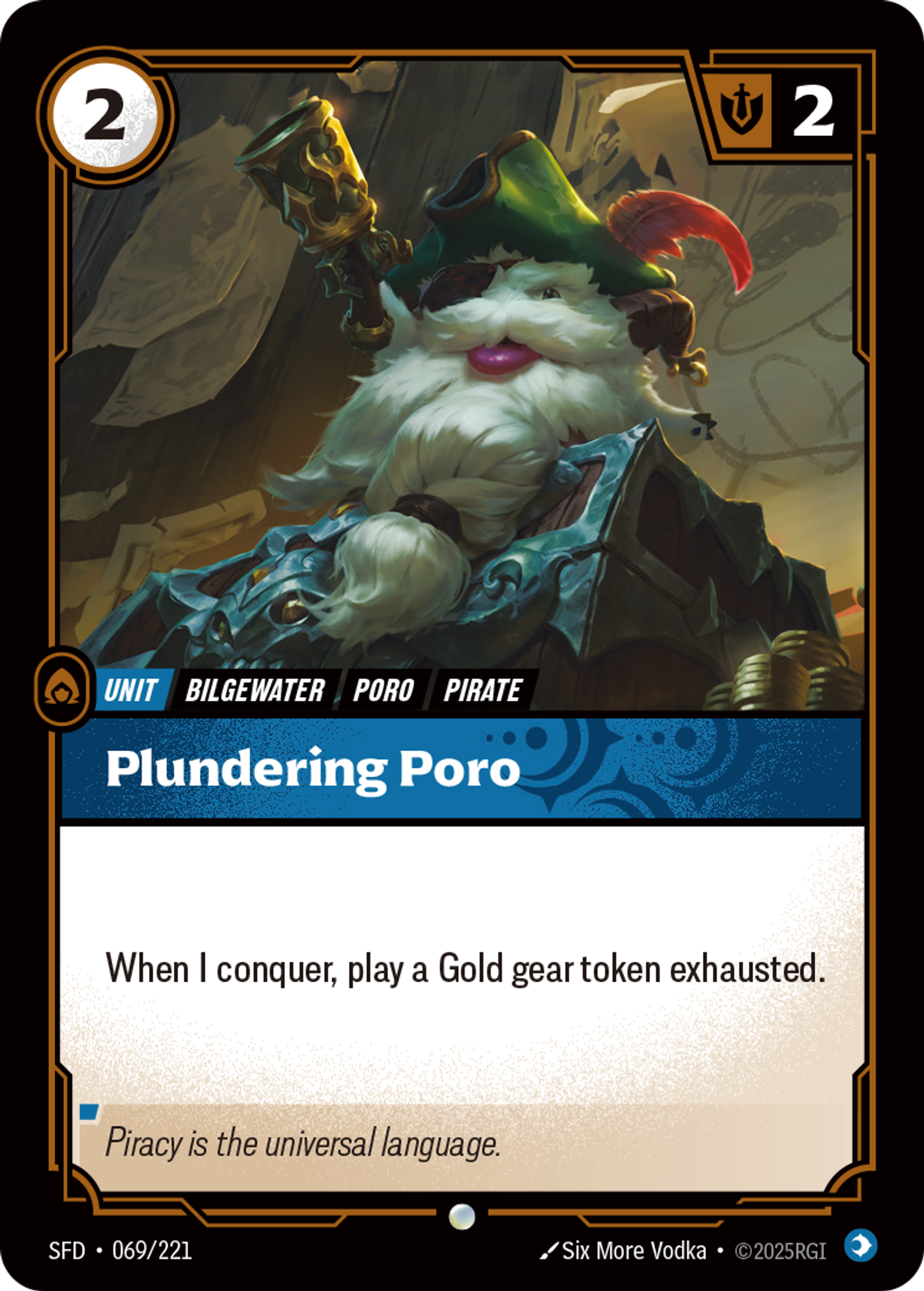 Plundering Poro — Spiritforged — Riftbound