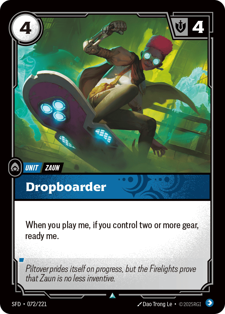Dropboarder — Spiritforged — Riftbound: League of Legends TCG