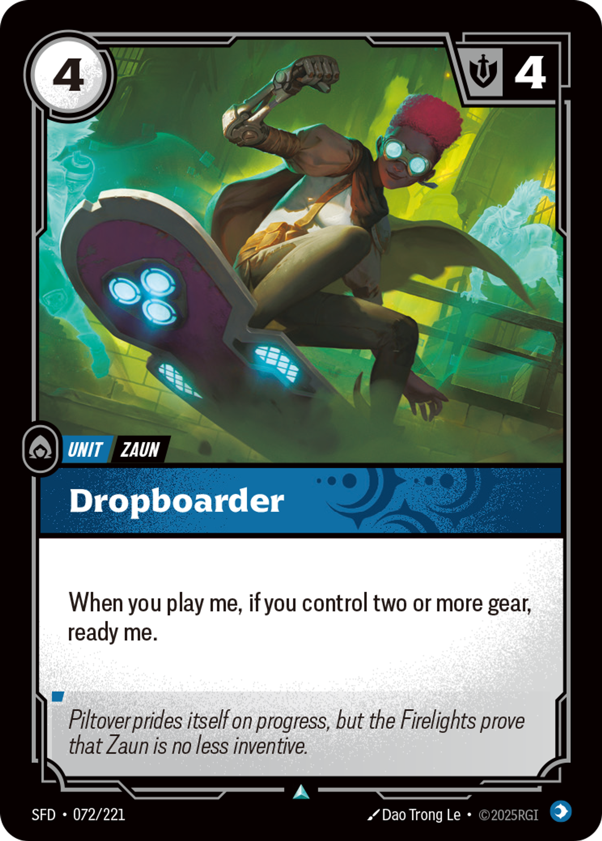 Dropboarder — Spiritforged — Riftbound