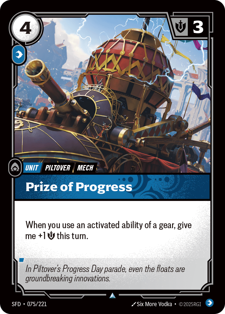 Prize of Progress — Spiritforged — Riftbound: League of Legends TCG