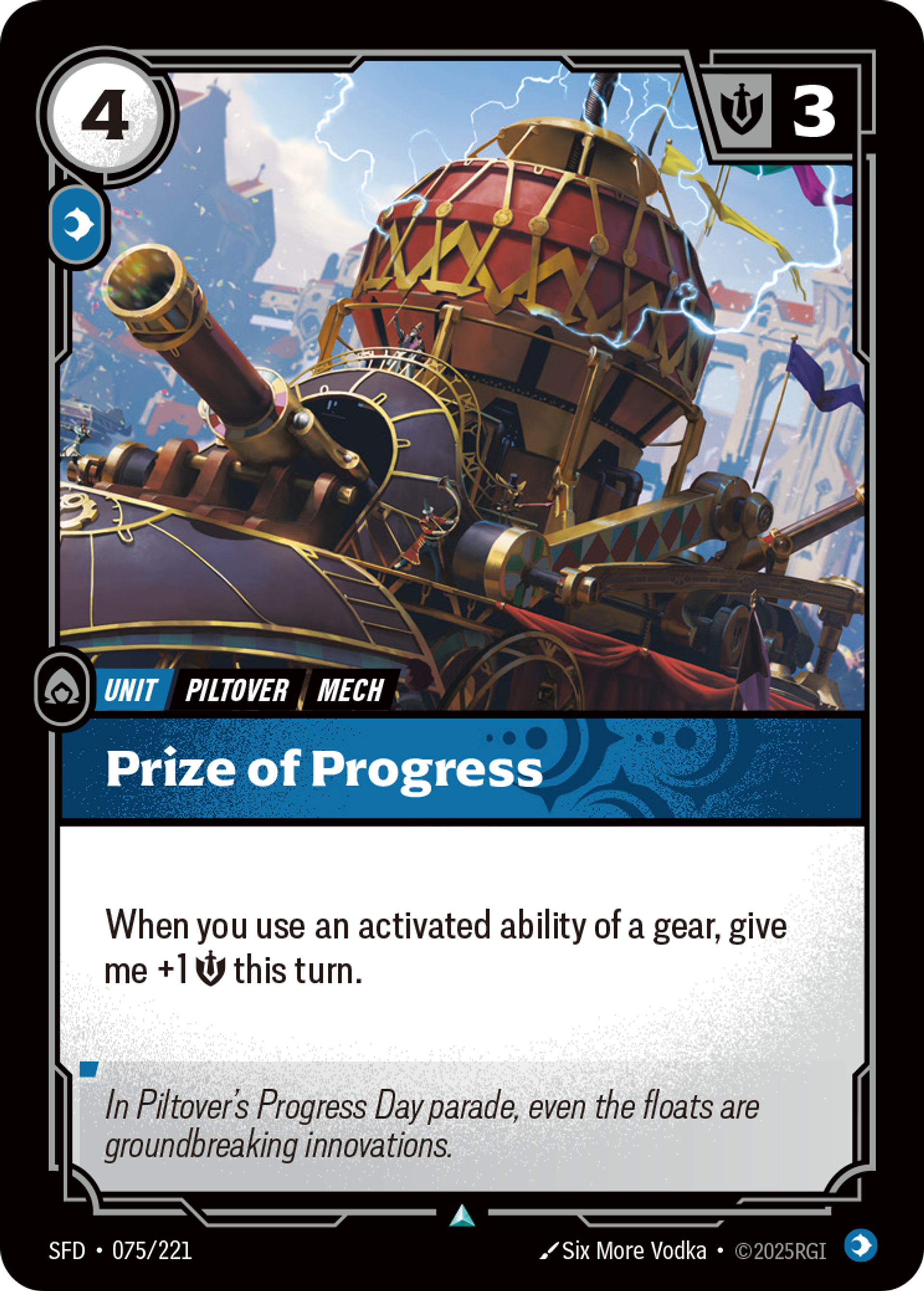 Prize of Progress — Spiritforged — Riftbound