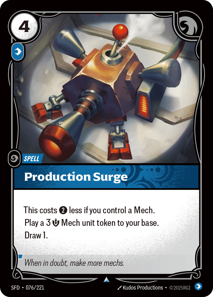 Production Surge — Spiritforged — Riftbound: League of Legends TCG