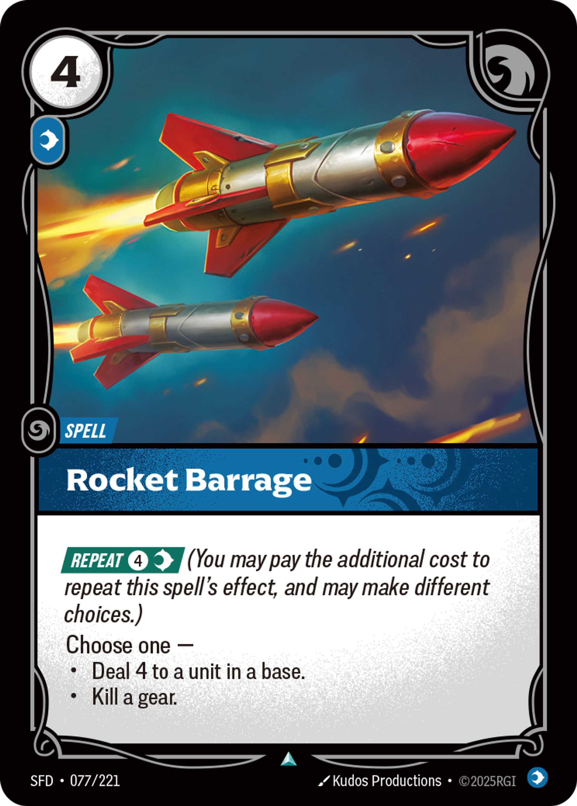 Rocket Barrage — Spiritforged — Riftbound