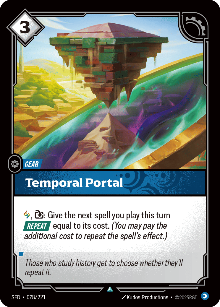 Temporal Portal — Spiritforged — Riftbound