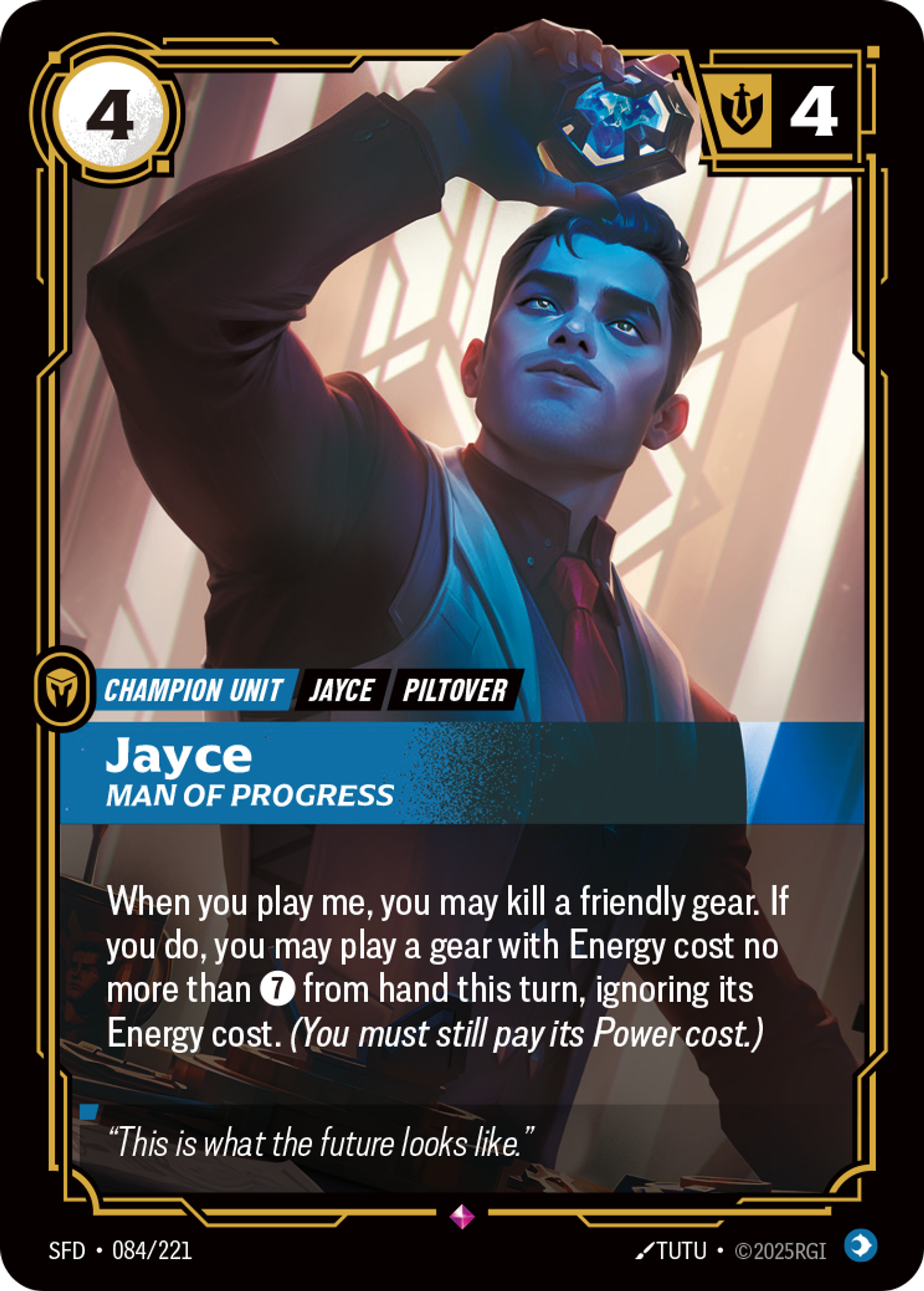 Jayce - Man of Progress — Spiritforged — Riftbound
