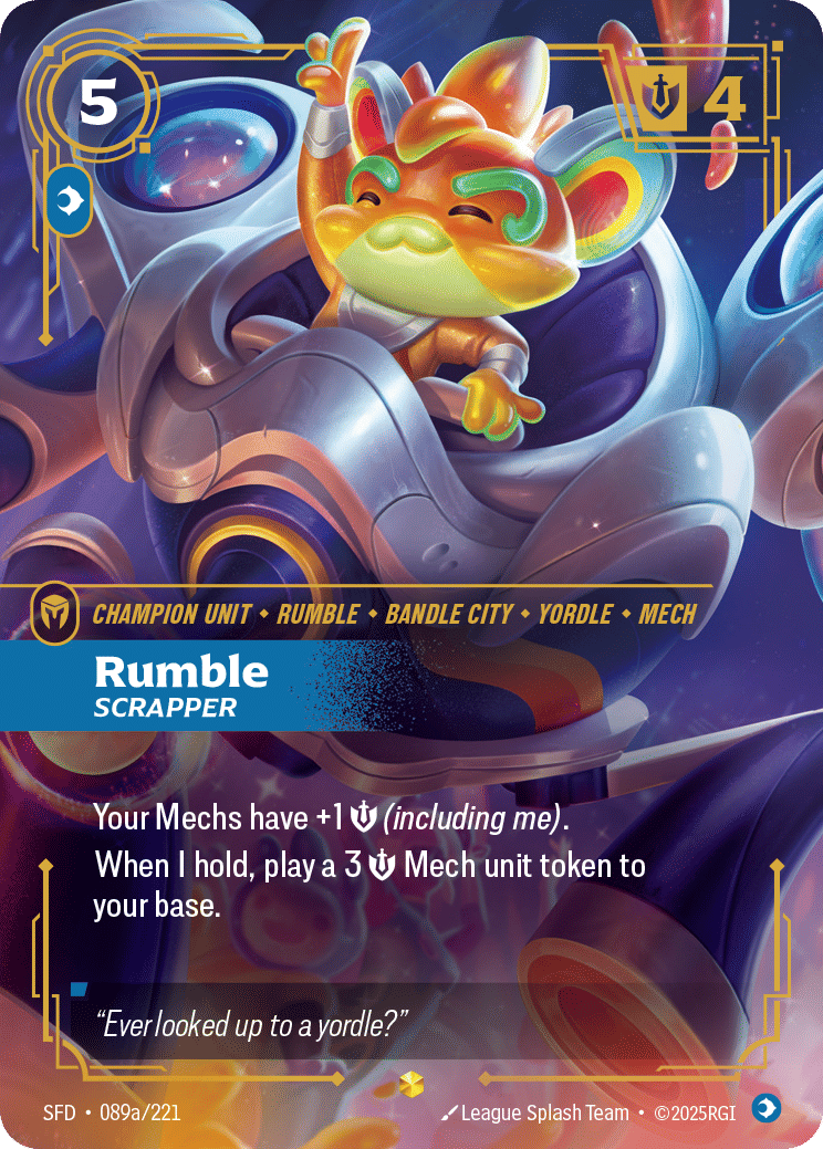 Rumble - Scrapper (Alternate Art) — Spiritforged — Riftbound