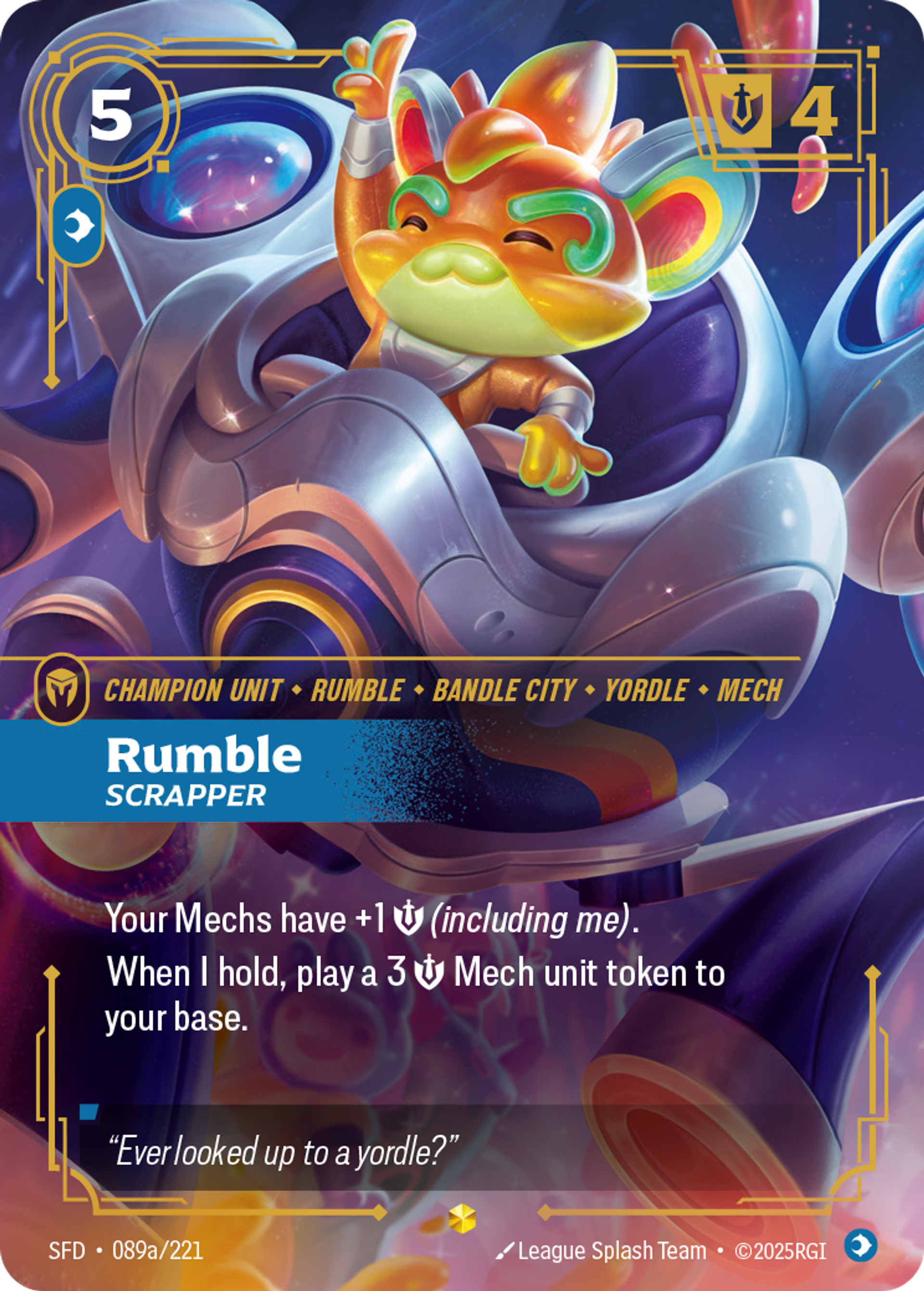 Rumble - Scrapper (Alternate Art) — Spiritforged — Riftbound